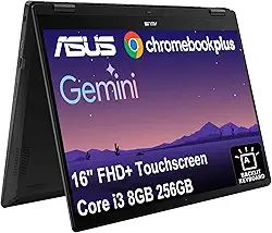 Laptop Asus Flip S 14 2 em 1 com tela sensível ao toque para estudantes e negócios (FHD de 14 polegadas, 16 GB de RAM, SSD de 1 TB, Intel Core i3-N305 (> i5-1135G7)) Robusto e resistente a