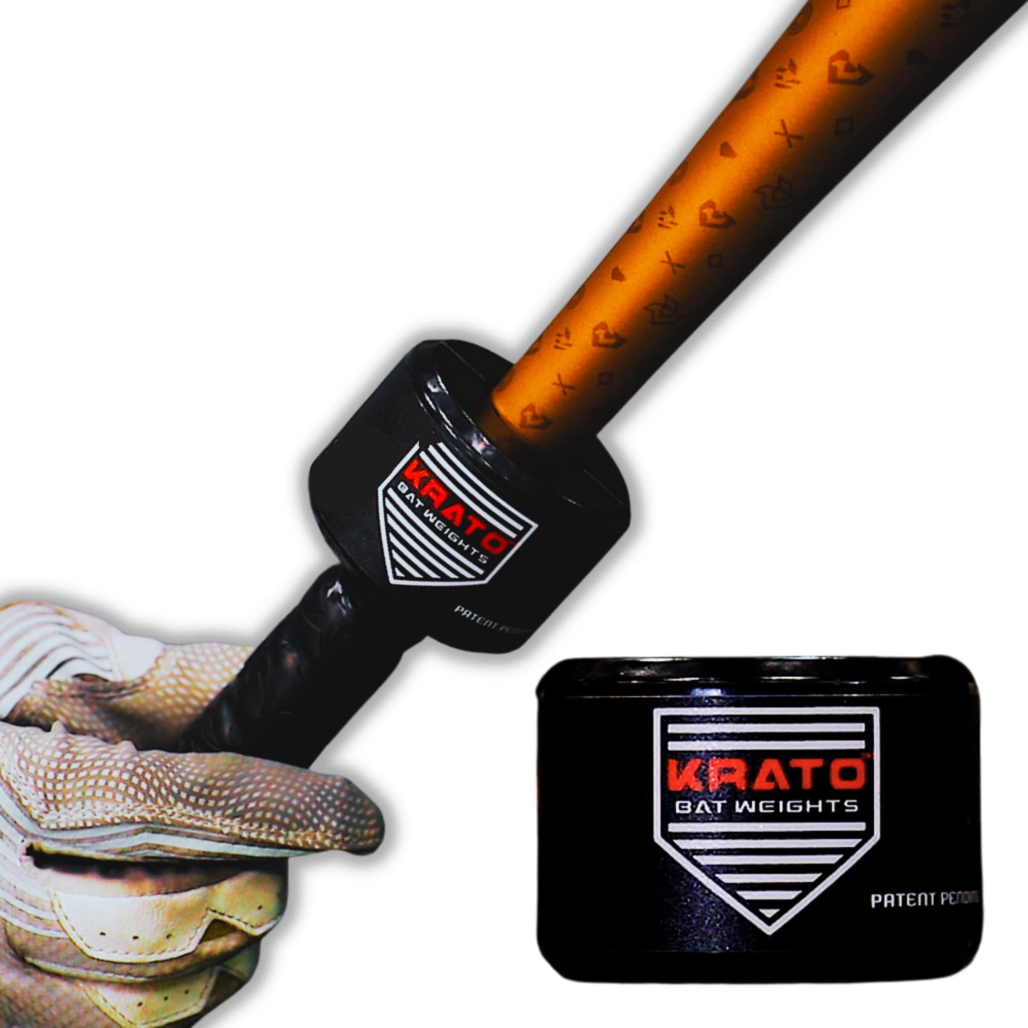 Krato Bat Weight - Baseball and Softball Bat Training Weight for Youth, High School, College