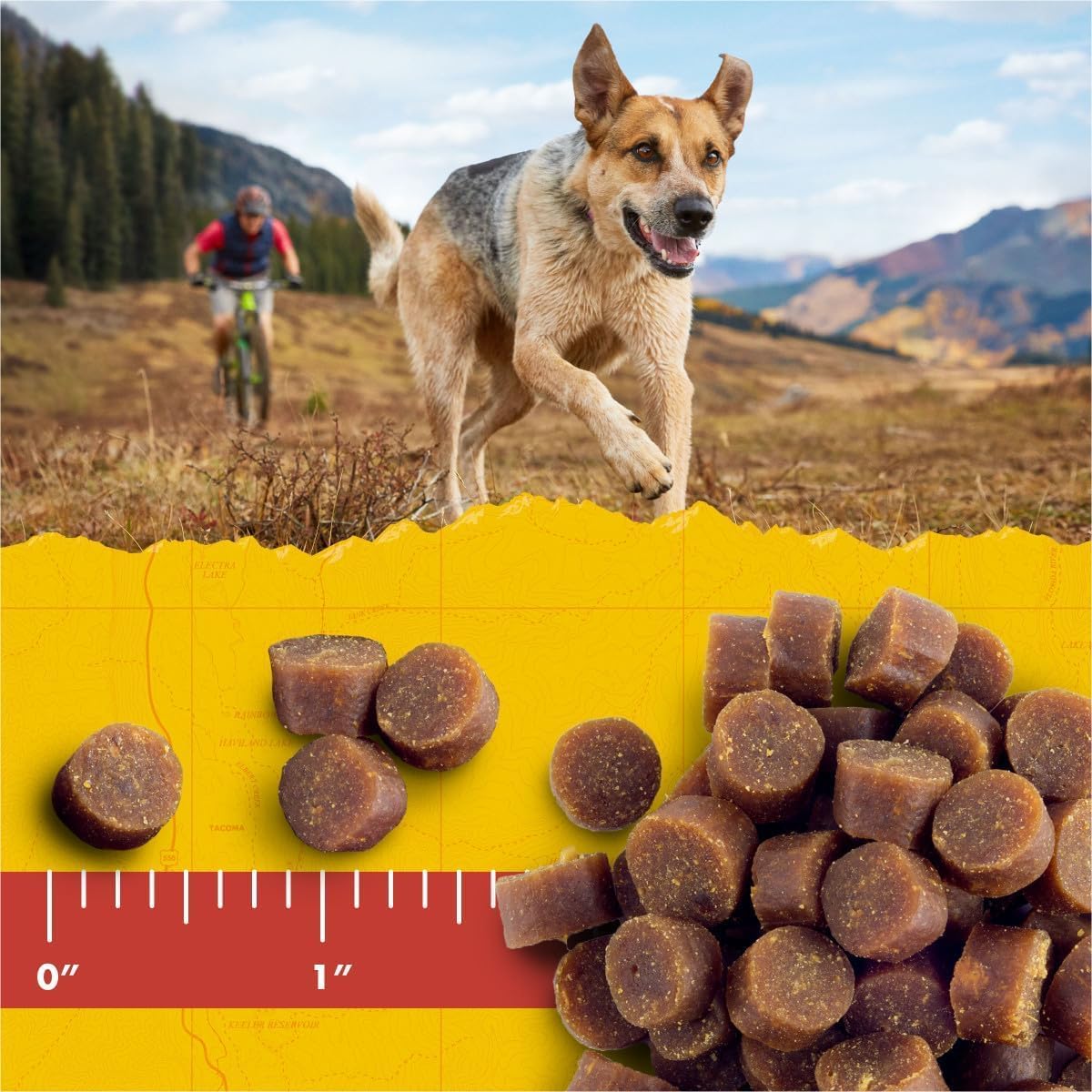 Aurora Pet Bundle (2) 16-oz Zukes Mini Naturals Peanut Butter & Oats Recipe Soft Dog Treats with AuroraPet Wipes