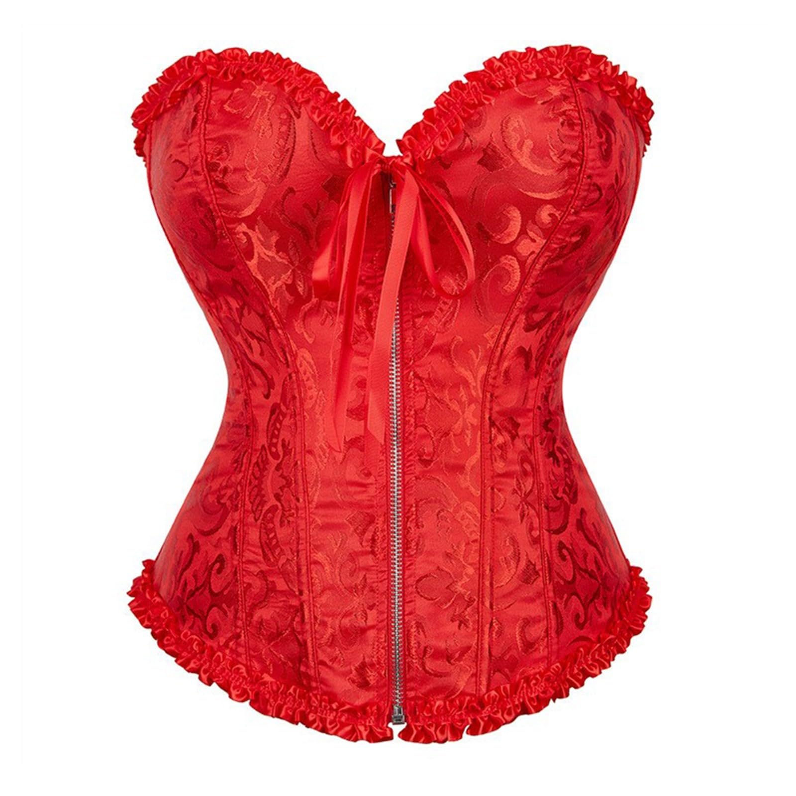 Bustier en satin avec lacets au dos, l'excellence du style gothique