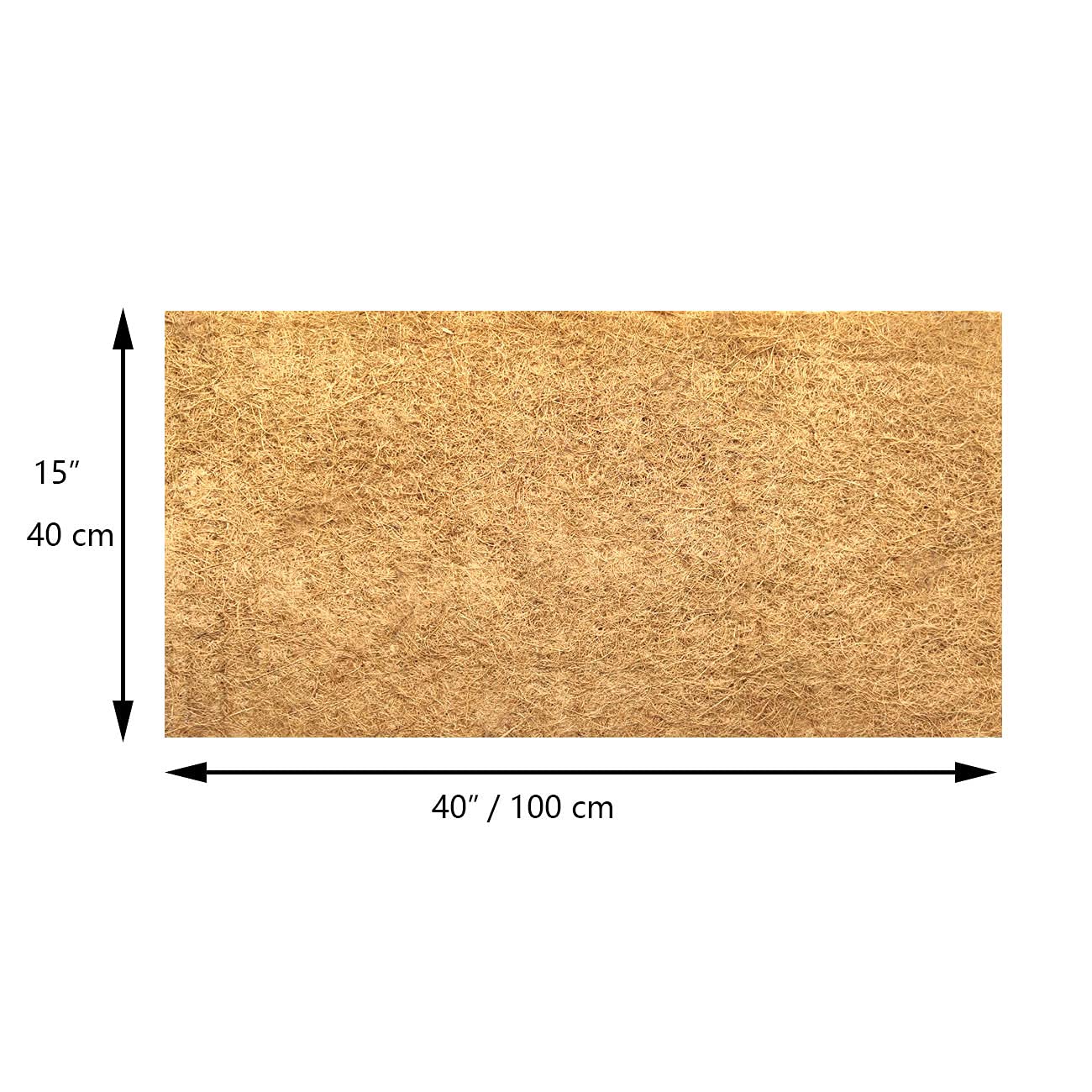 SUNYAY Litière Fibre de Coco Naturelle 40x100 cm Terrarium Reptiles