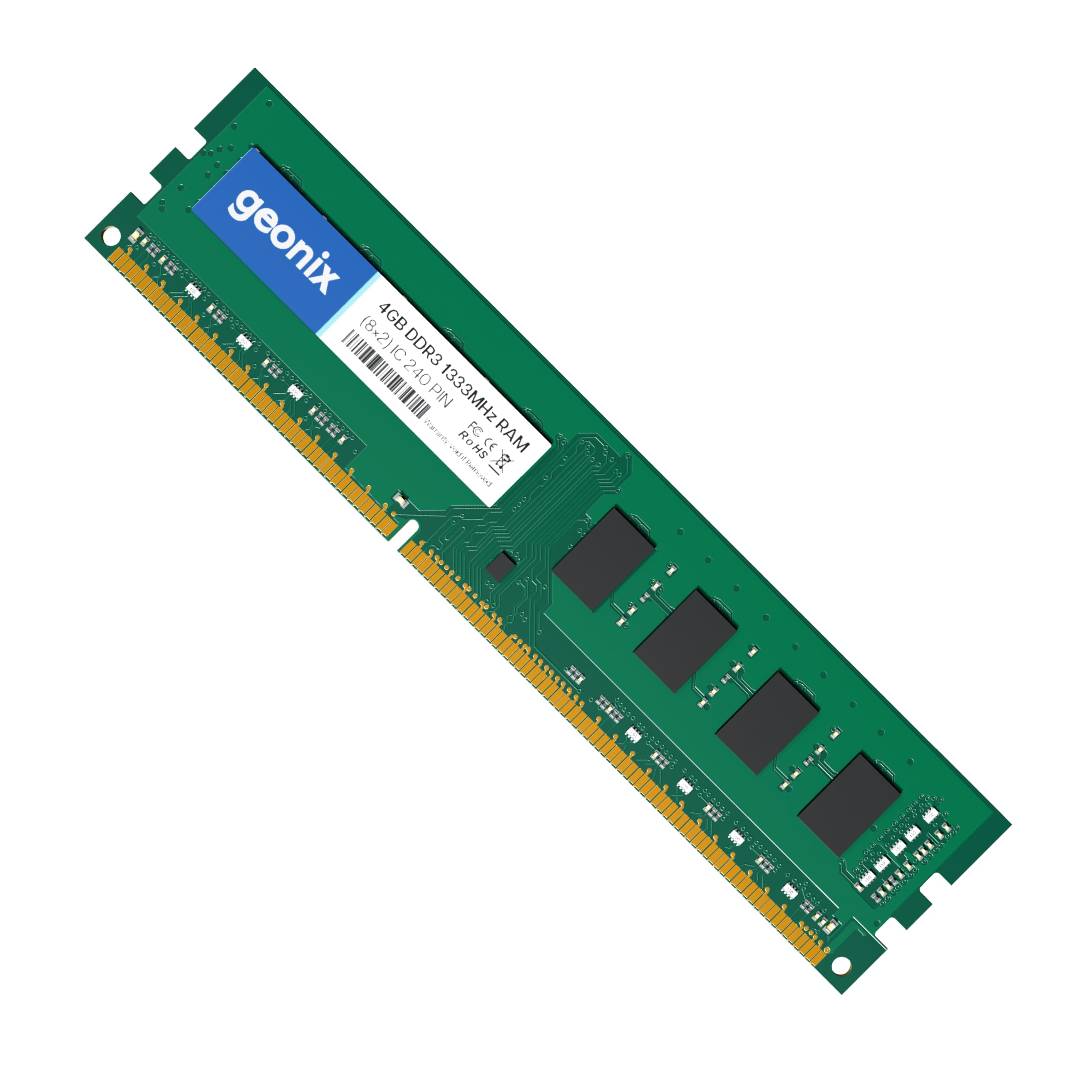 Geonix 4GB DDR3 Desktop RAM 8IC 1333 Mhz, 5 Years Warranty-image-46