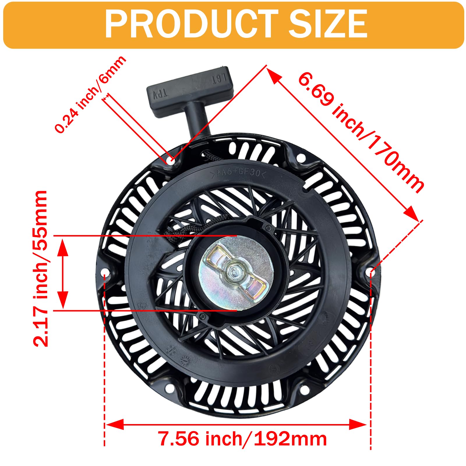 Conjunto original de arranque para Kohler CH440 Command Pro 14hp 429cc motor lavadora a presión divisor de troncos Tiller retroceso arranque cable de repuesto 17 165 22-S