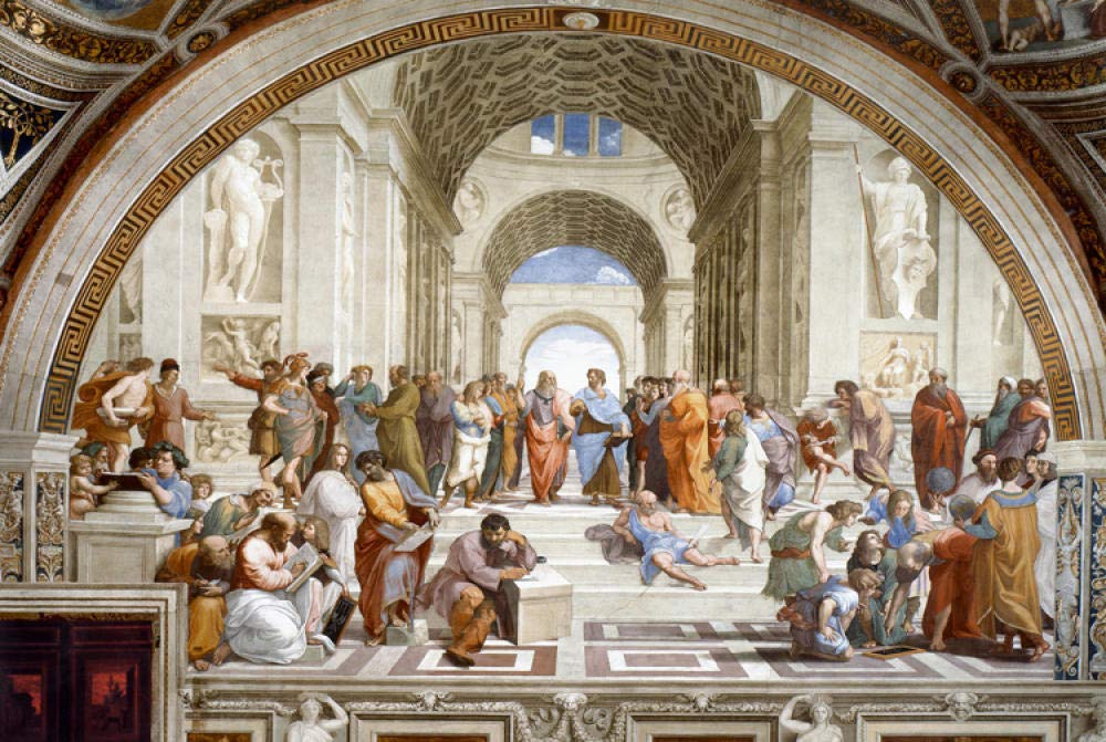 Puzzle per adulti, 3000 pezzi, Accademia di Atene, 3000 pezzi, Puzzle educativo per adulti e bambini