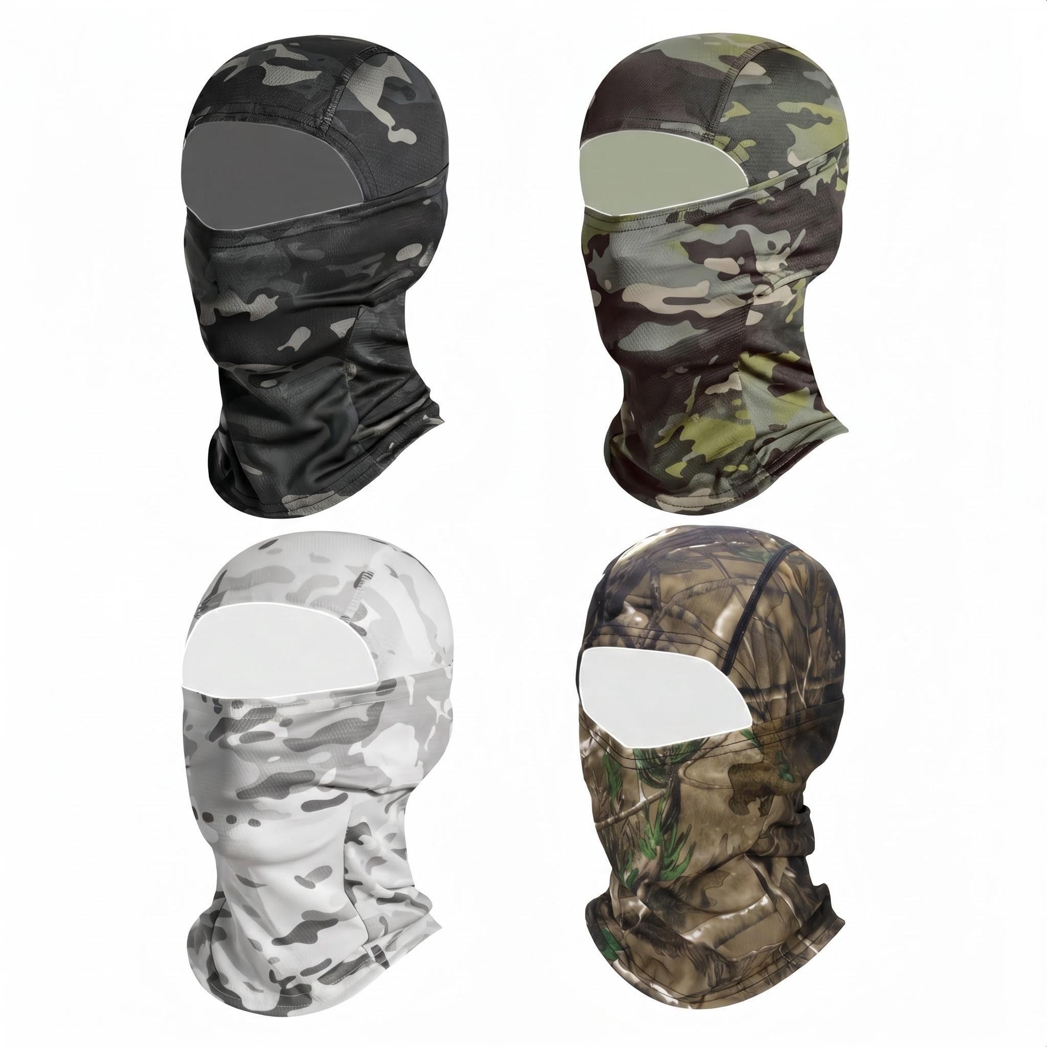 Ligart Balaclava Ski Mask 4 Pack Sun Protection Hood Full Head Cover for Men Women