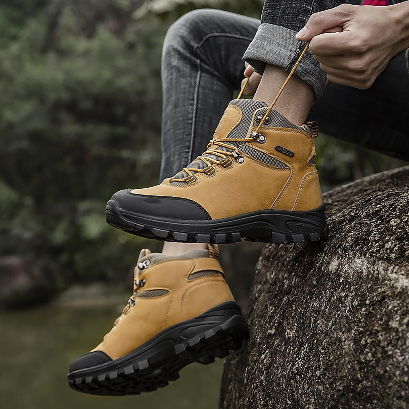 Turnschuhe Herren 45 Breiter Fuß High-Top Sportschuhe 43 Wasserdicht