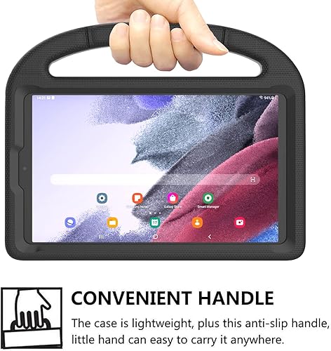 Miniatura 6 de DJ&RPPQ - Funda para niños para Samsung Galaxy Tab A7 Lite de 8.7 pulgadas 2021, ligera, a prueba de golpes, a prueba de niños, linda funda con asa