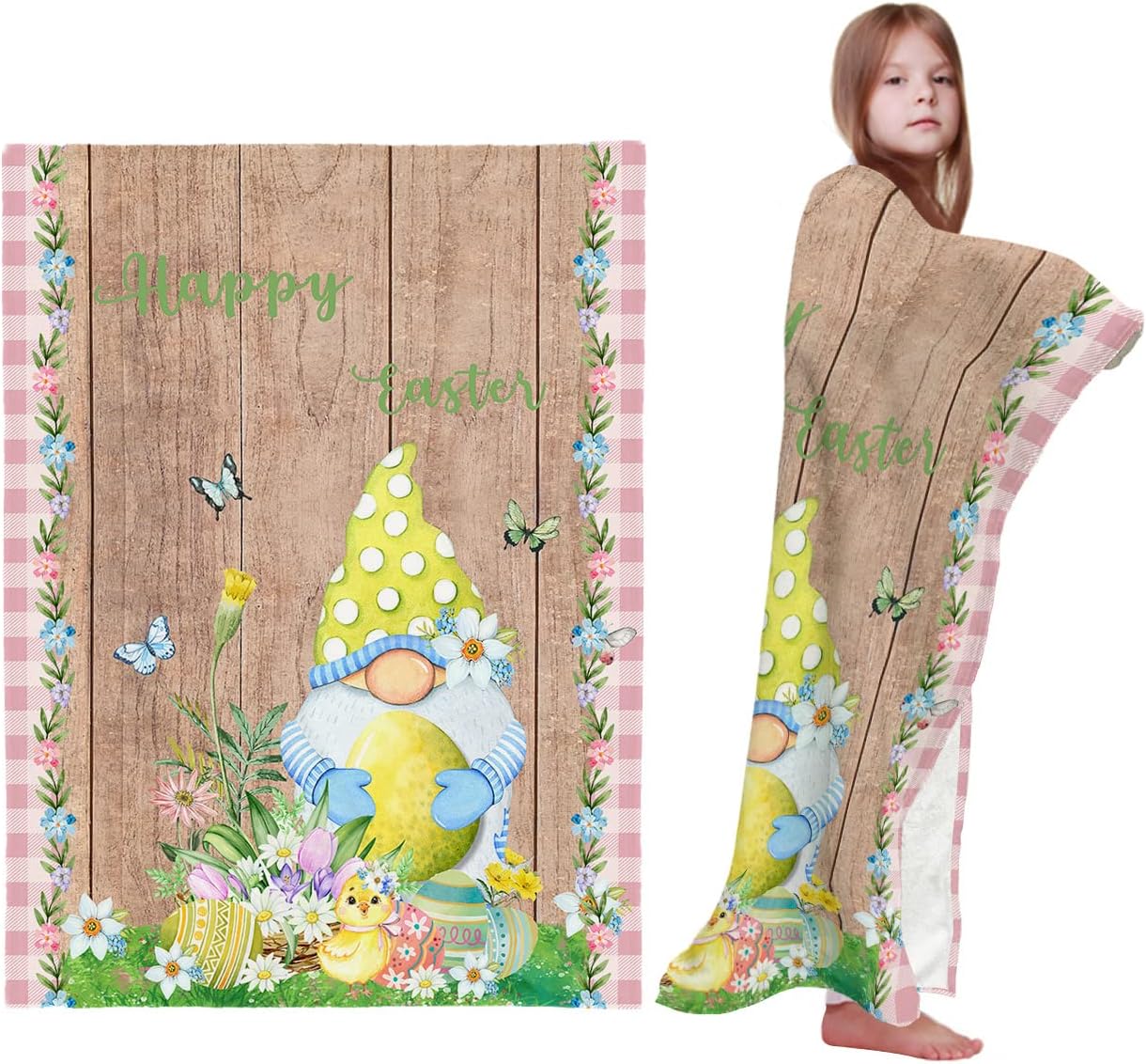 Baby Blankets Soft Cozy Throw Blanket for Girls Boys Easter