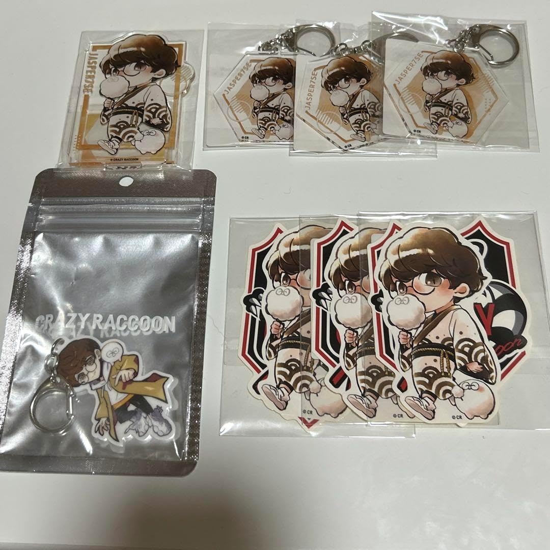 CR crazyraccoon じゃすぱー Crazy Raccoon CRフェス 2025 缶バッジ