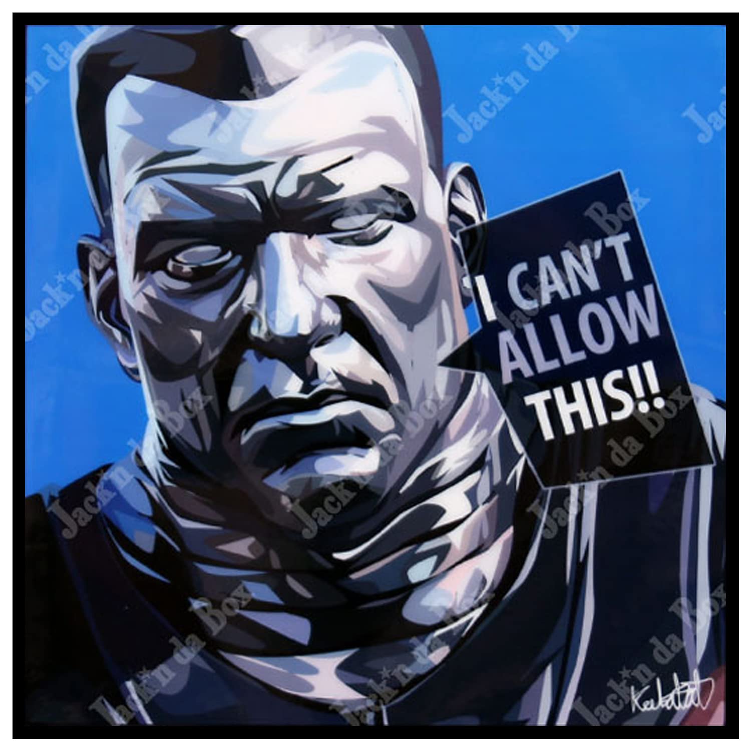 Amazon.co.jp: キータタット アートパネル ポップアート Colossus 