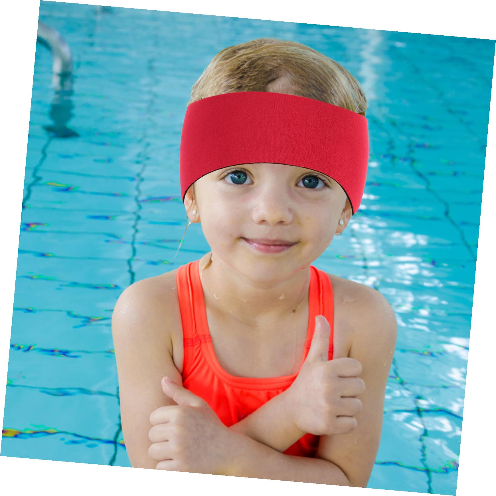 Banda Ajustable Para Oídos De Natación Y Ducha Colores Vibrantes Protección Y Para Baño Y Natación 4 Piezas X 5