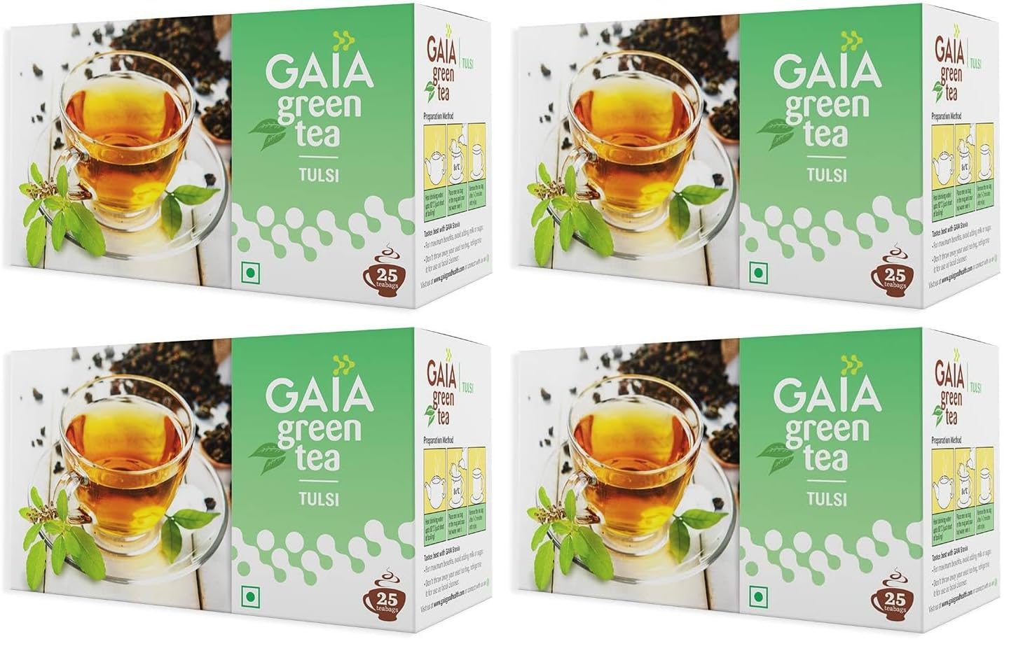 Gaia Green Tea Honey & Lime 25 tea bags (Pack of 3) — Amazon image 12