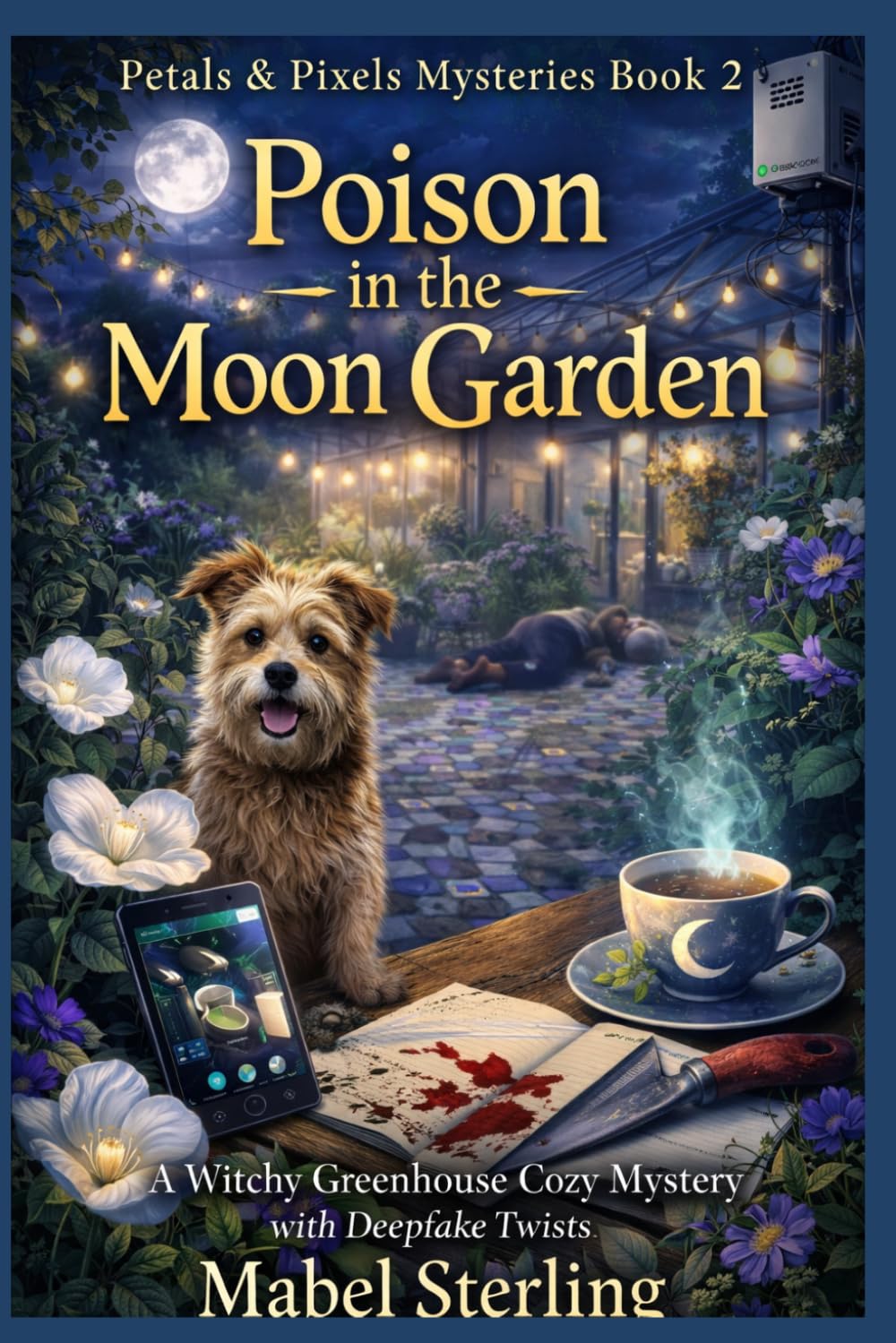 Poison in the Moon Garden: A Witchy Greenhouse Cozy Mystery with Deepfake Twists (Petals & Pixels cozy Mysteries)