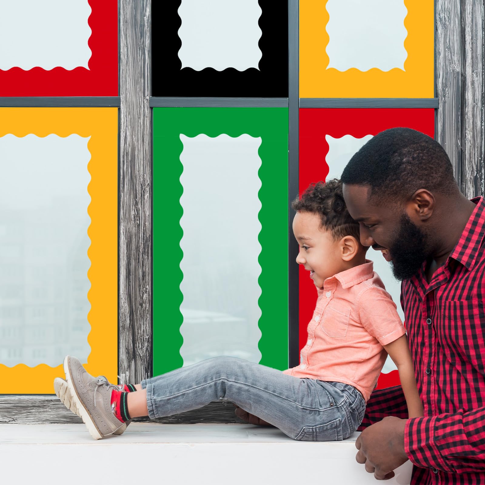 72-Piece Black History Month Bulletin Board Borders - 4 Designs 70.8 Ft Total