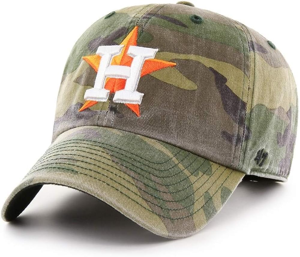 '47 MLB Unisex-Adult Camo Clean Up Adjustable Hat Cap One Size