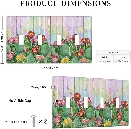 Vista 481 de Cubiertas decorativas de salida de estrella de mar playera, tablero de madera azul de concha de mar de 1 banda, decoración individual GFCI, placa