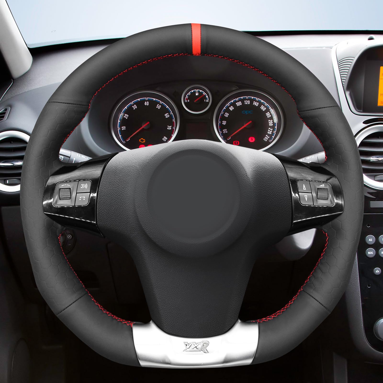MEWANT Housse de Volant à Coudre pour Couvre-Volant Compatible avec Opel