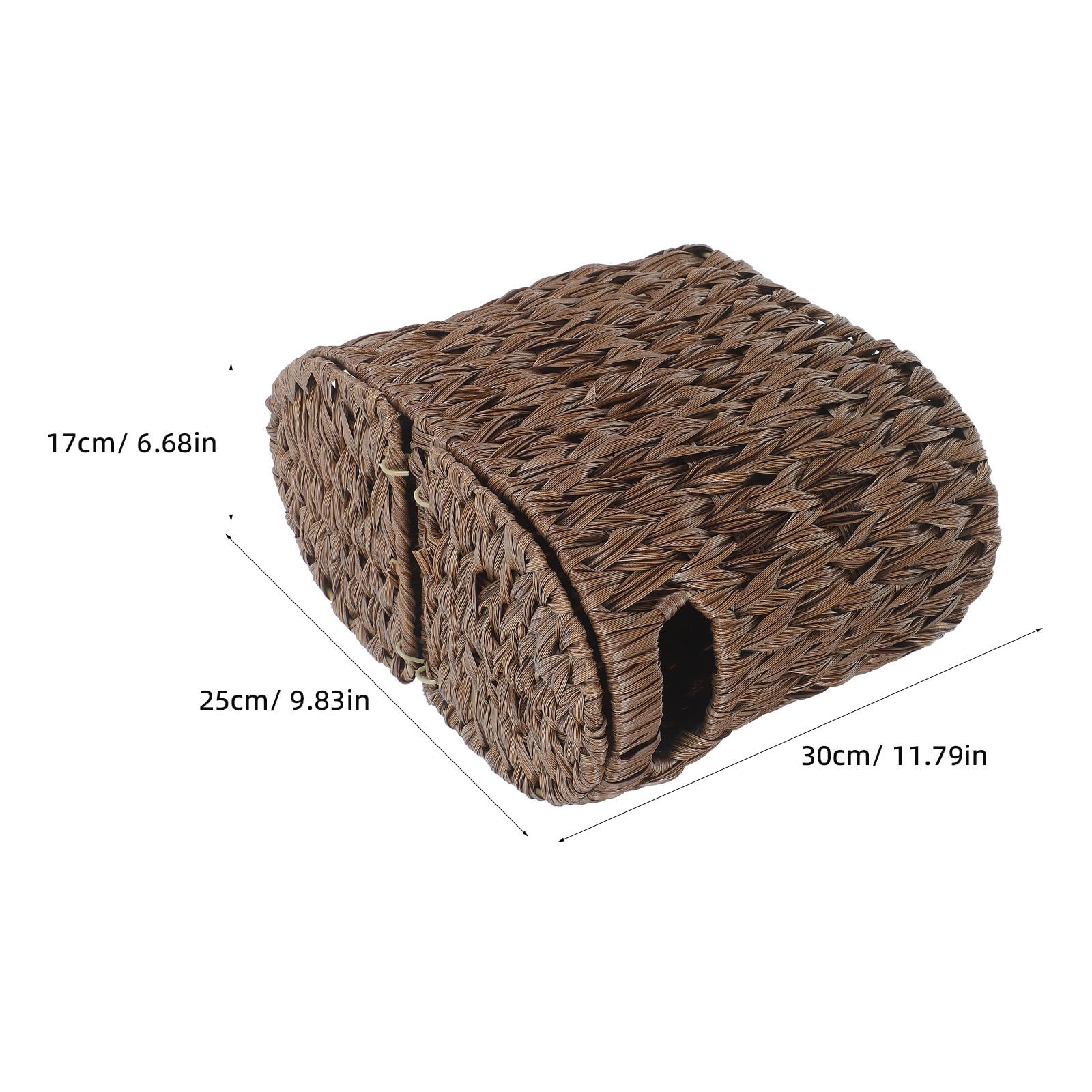 Cesta para Guardar Papel Higiénico Organizador Baño, con Tapa
