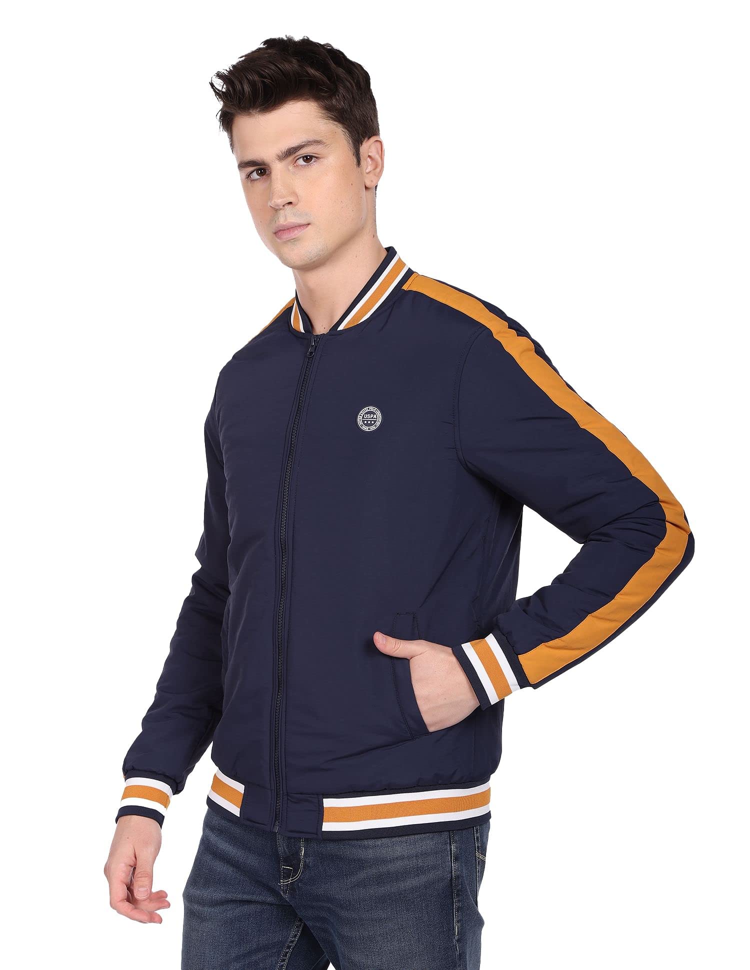 Men Polycotton Standard Length Jacket