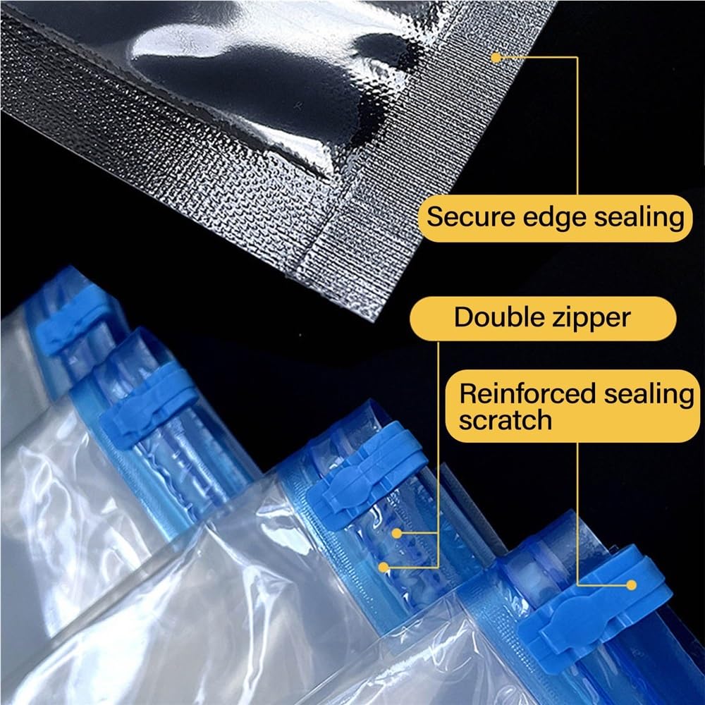 Squeeze Travel Vacuum Space Saver Bag Reise- und Umzugstasche, platzsparend for Koffer