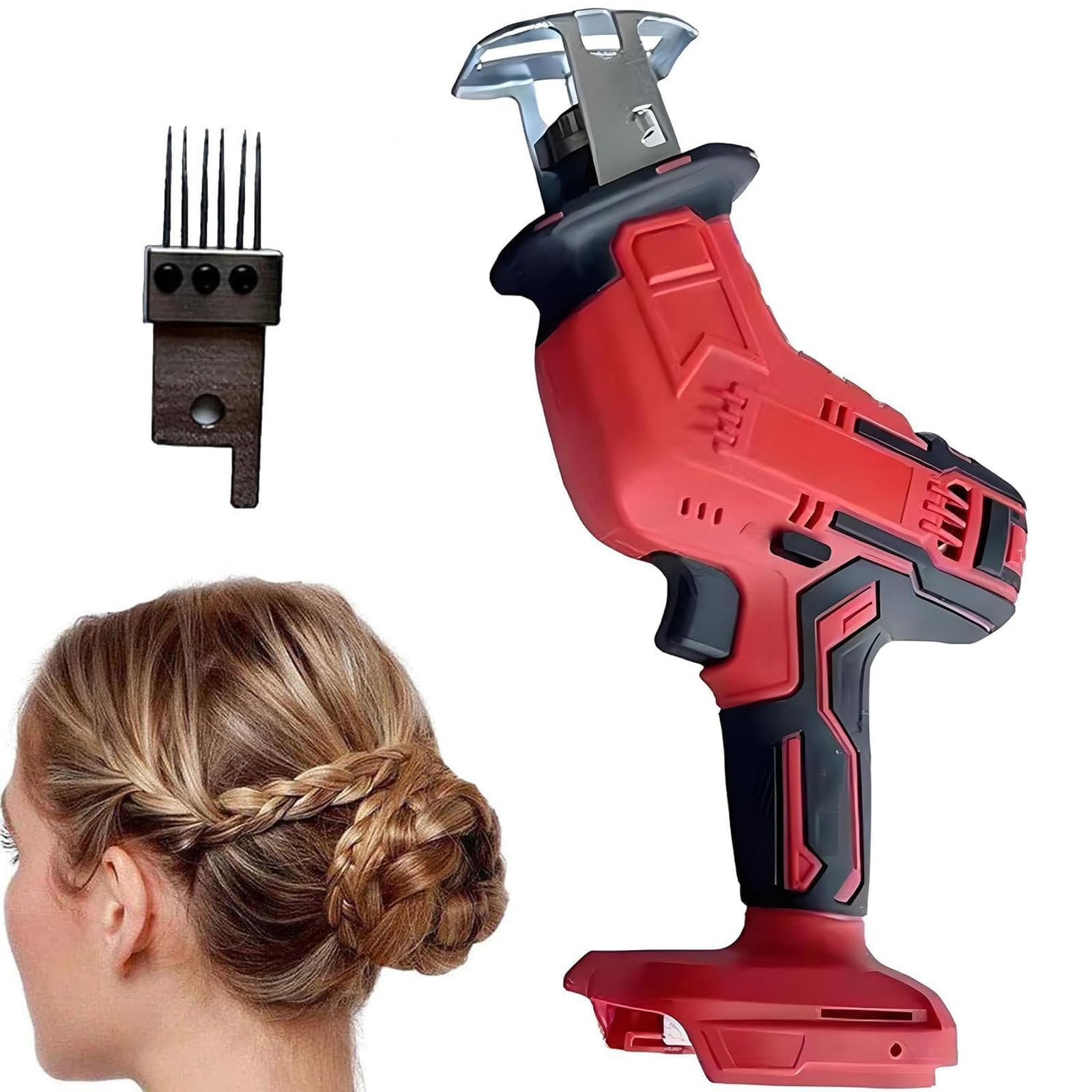 Máquina Trenzadora De Rastas De Mano,Máquina para Trasplante De Cabello con Peluca,Recargable,para Diseñadores Profesionales De Peinados,Semiautomática Puede Trenzar Cabello Sintético