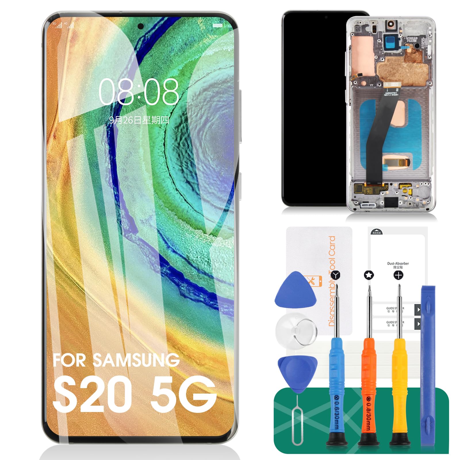 家具 GALAXY 5G S20 Samsung Galaxy S20 5G UW SM-G981 Verizon 128GB Smartphone