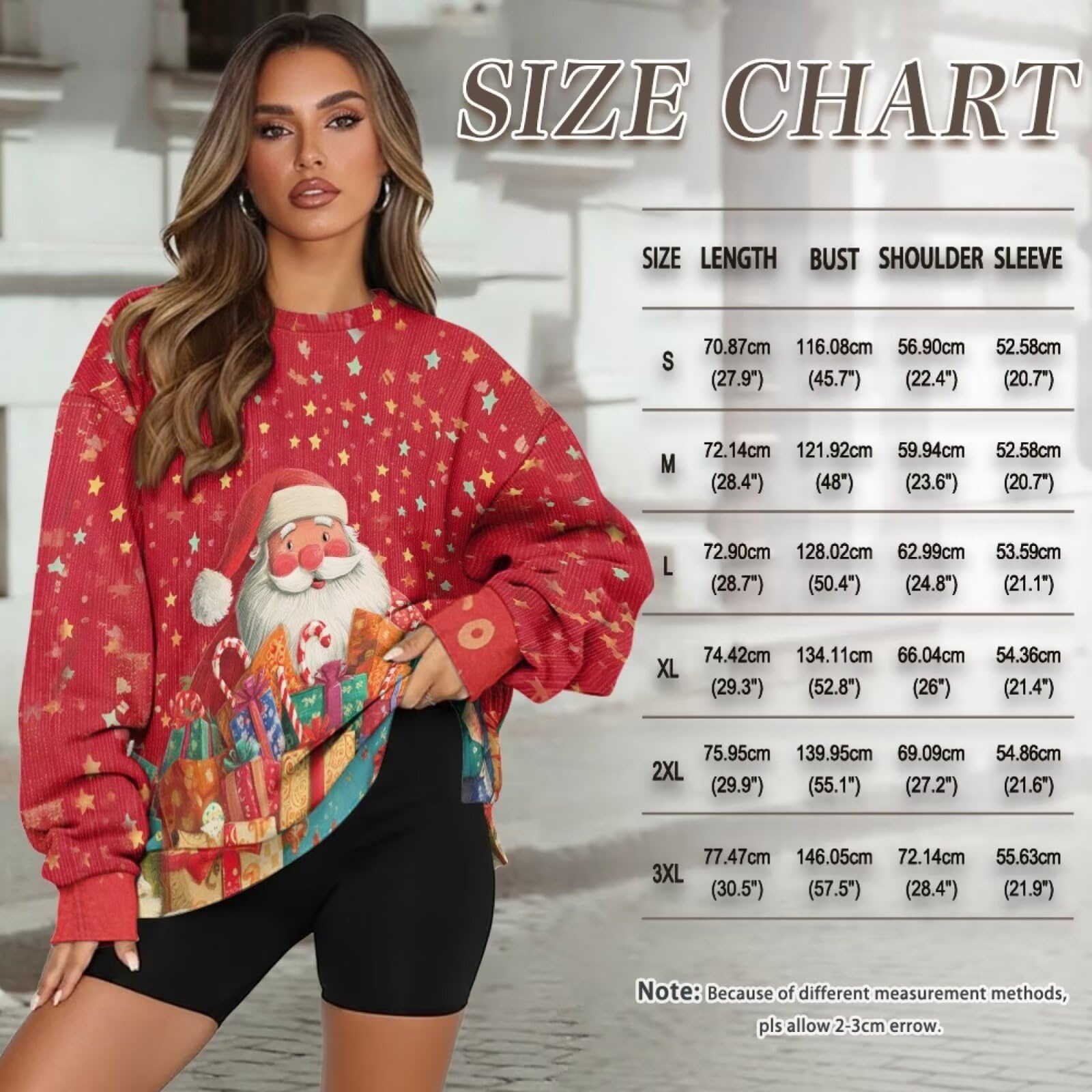 Bluza oversize damska bluza z okrągłym dekoltem pulower koszule z długim rękawem wygodny sweter z kieszenią stroje jesienno-zimowe