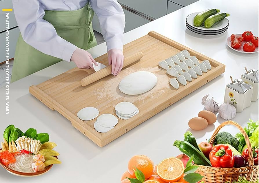 80×50センチメートル 餃子竹まな板。チョッピングブロックプレートセット！ 80×50センチメートル 餃子竹まな板。チョッピングブロック