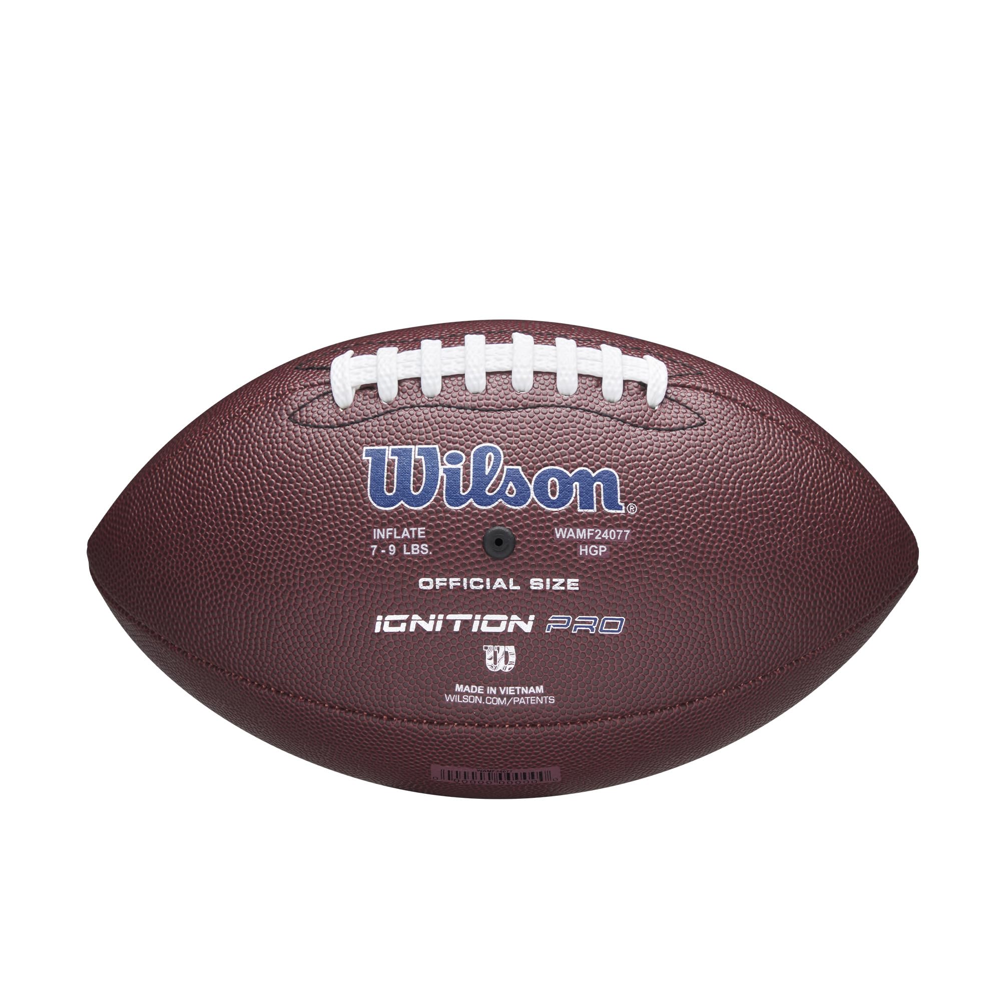 Wilson NFL Ignition Pro Eco Fußball, Jugendgröße, Braun