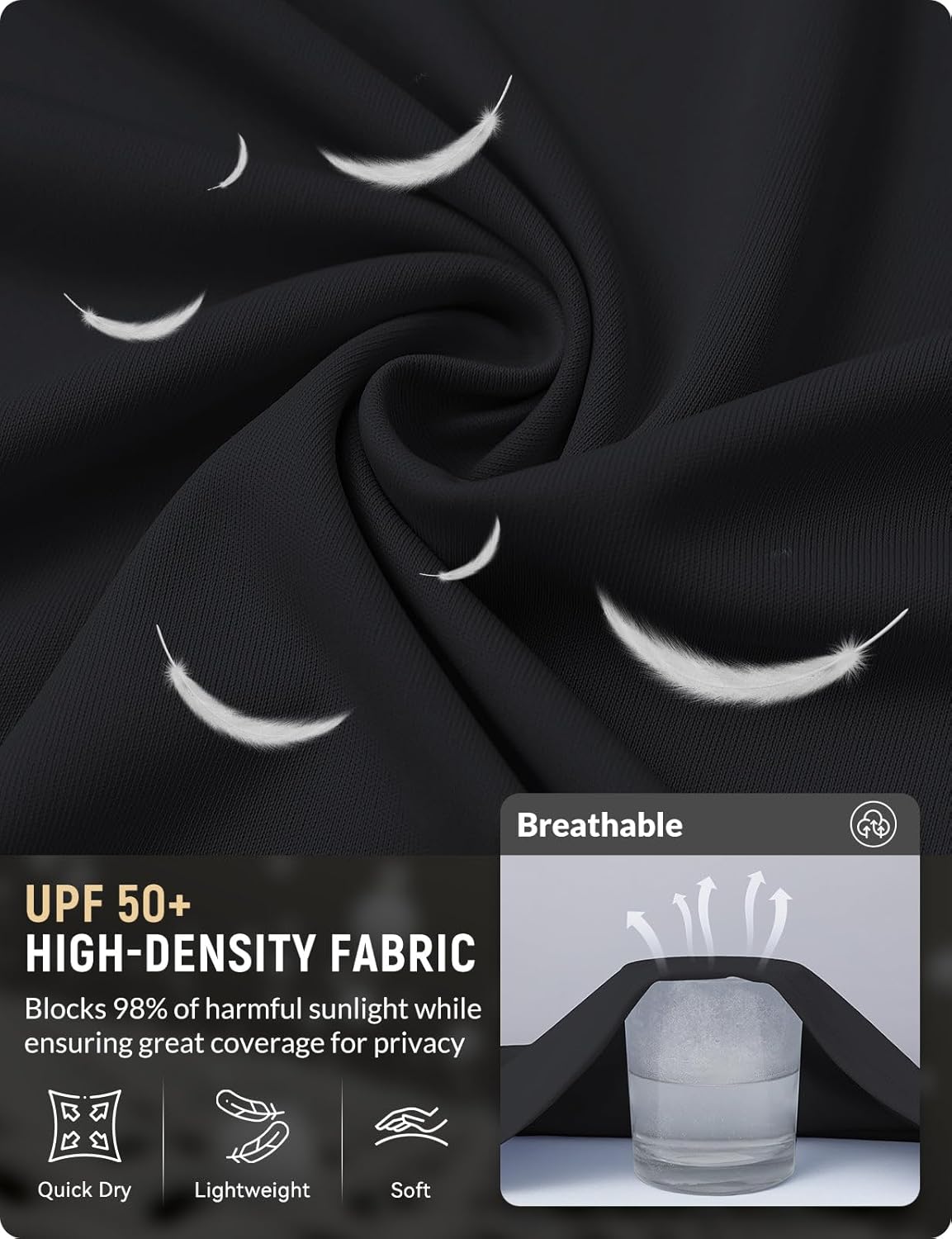 baleaf Women's UPF 50+ Sun Shirts Protection SPF Crop Jacket UV Protection Long Sleeve Full Zip Clothing Lightweight - Image 6