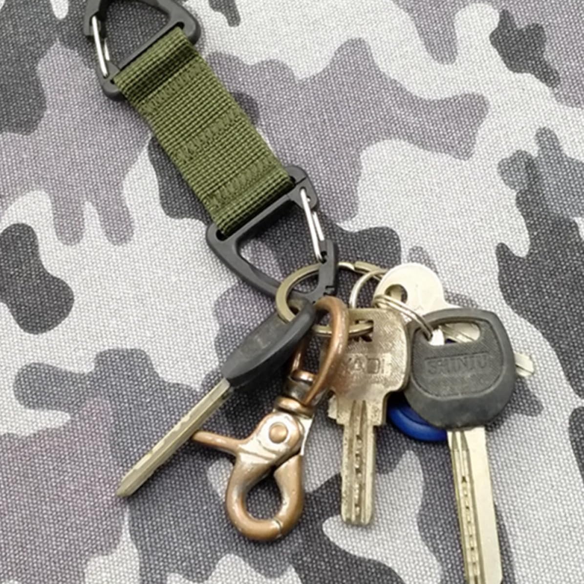 Didiseaon 3pcs Mask Ear Hook Strap Buckle Set with Sturdy Anti-Slip Nylon and Plastic Steel Material, Stable Design for Backpack and Key Chain Use