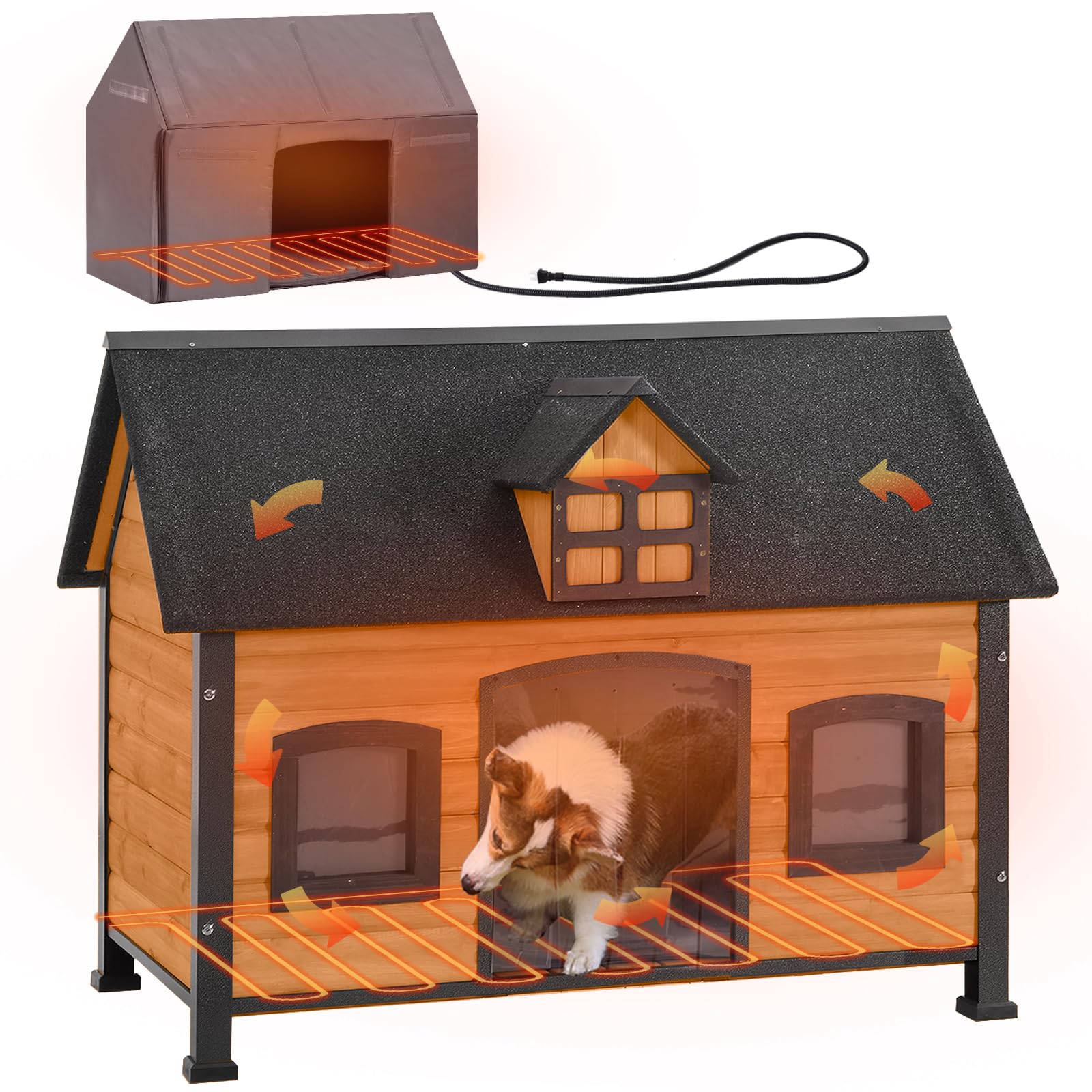 GUTINNEEN Heated Dog House