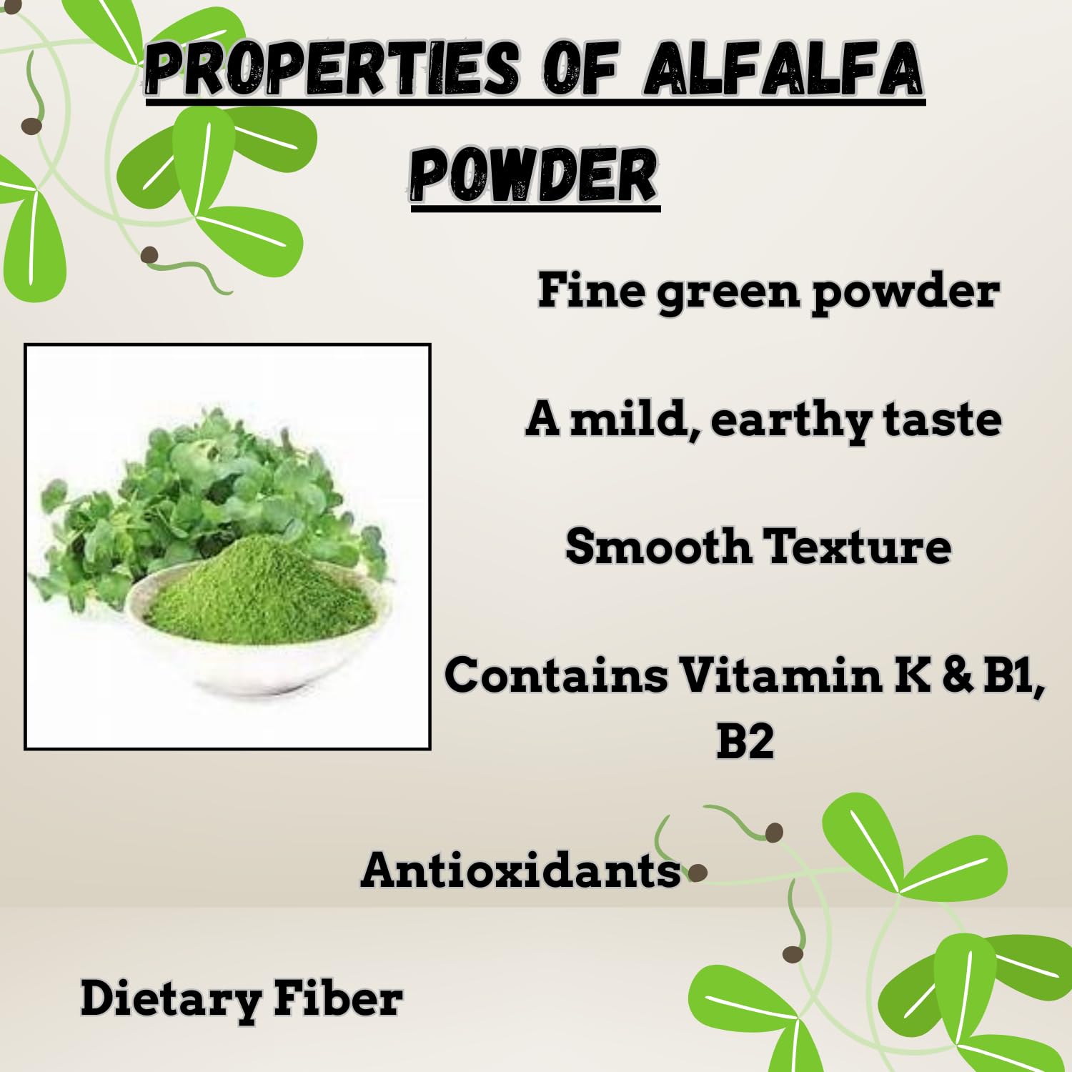 Alfalfa Powder, 2lb, Green Superfood Leaf Powder — Amazon image 2