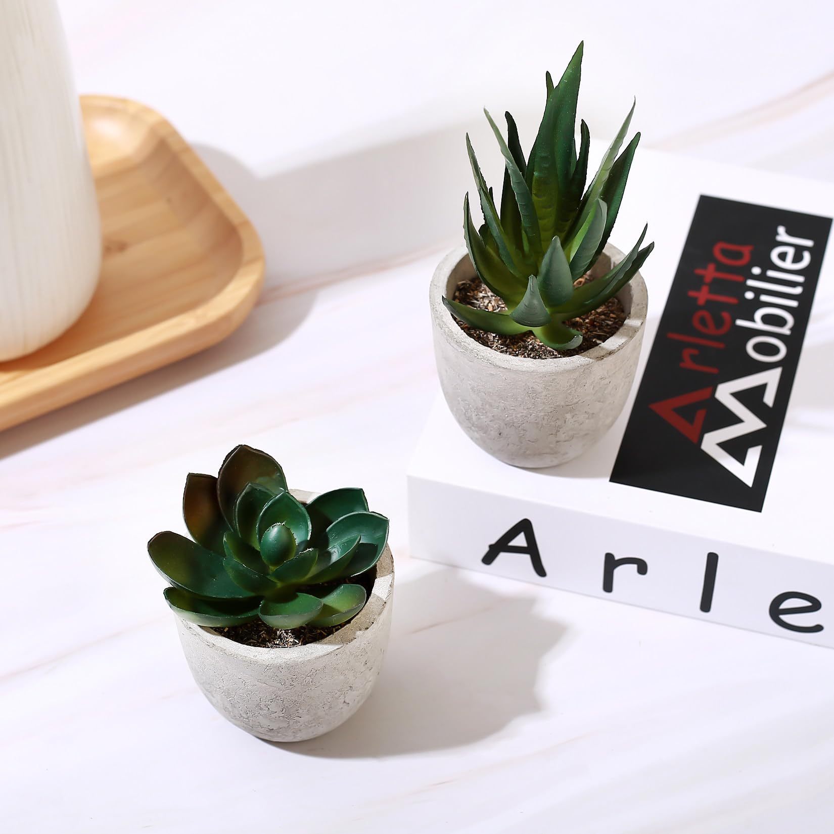 5 Pezzi Piante Finte da Interno, Pianta Finta da Interno, Piccole Piante Artificiali in Vaso, Pianta Finte Serpentine Succulente per Interni, Ufficio, Scrivania, Casa, Camera da Letto, Decorazione