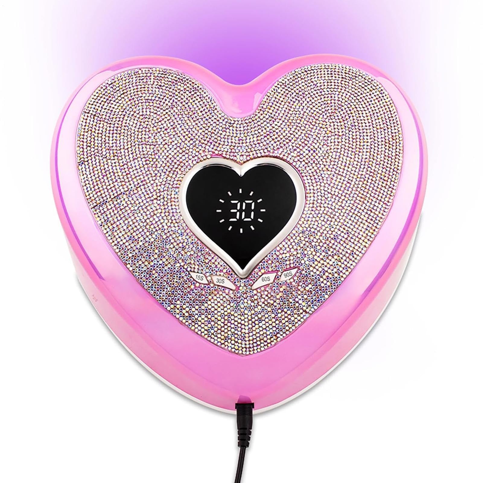 Lampa LED do Suszenia Paznokci 96W Maszyna do Manicure z 39 Diodami LED | Szybka Suszarka do Lakieru Paznokci z 4 Ustawieniami Timera Dla Kobiet, Żon, Dziewczyn, Partnerów, Rodziny i