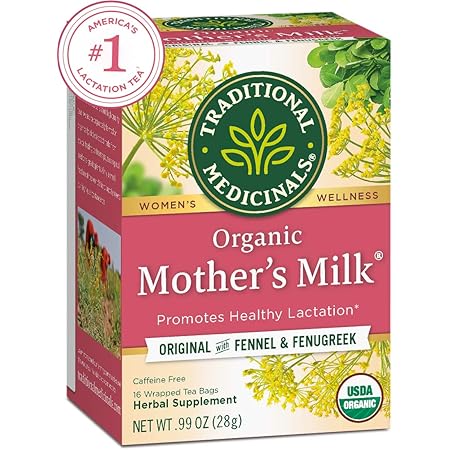 Amazon Com Traditional Medicinals Organic Pregnancy Herbal Tea Caffeine Free 16 Tea Bags Health Personal Care