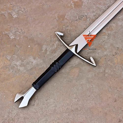 Miniatura 6 de La espada medieval de la muerte negra viene con funda de cuero