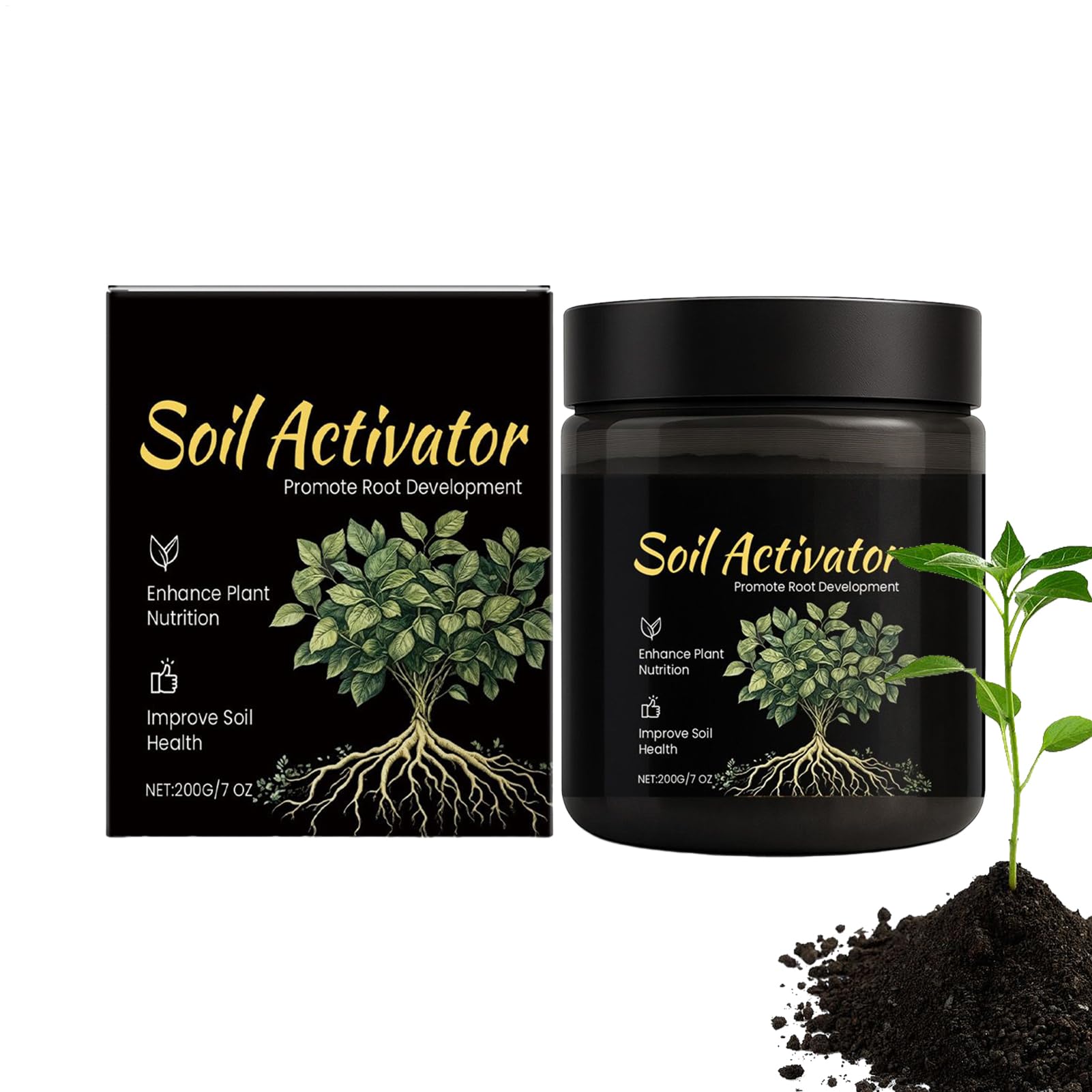 Activador de Suelo,Suave, Seguro y Fácil de Usar para Principiantes,Activador de Suelo para Jardín - para Césped, Patio, Balcón, Terraza, Jardín, y Más