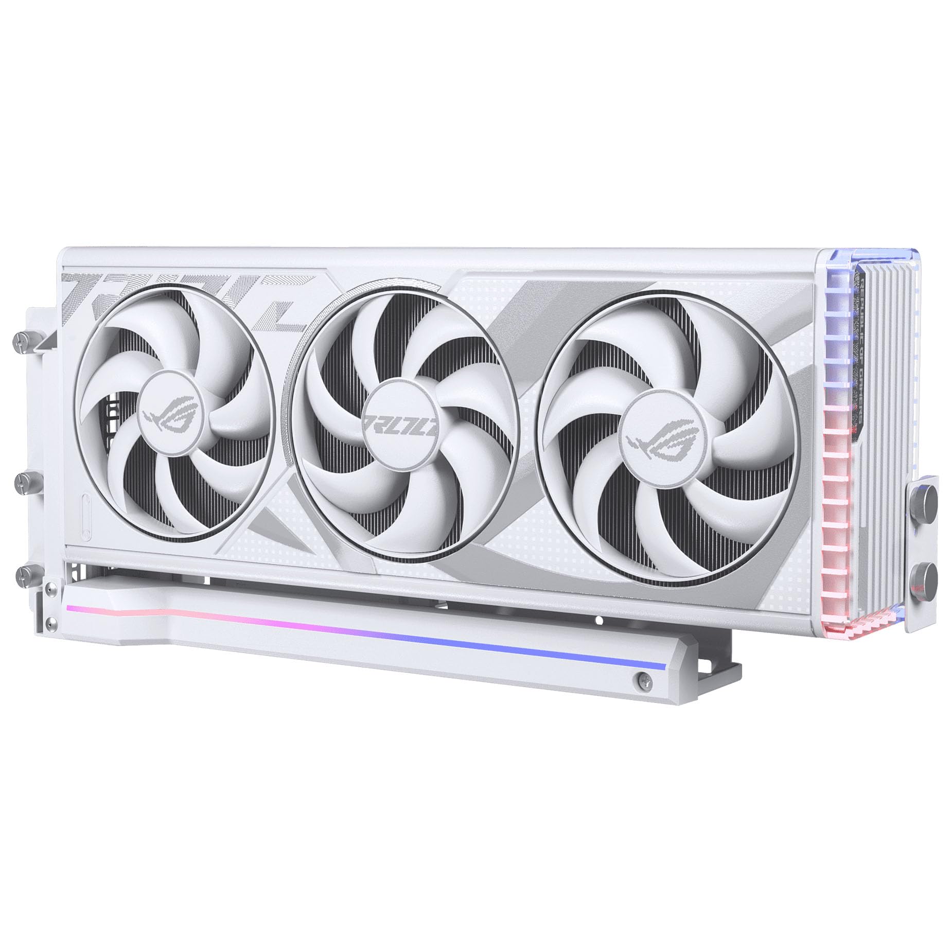 PHANTEKS Premium PCIe Gen 5 Vertical GPU Bracket, DRGB, mit PCIe 5.0-Riser-Kabel - 220mm, weiß