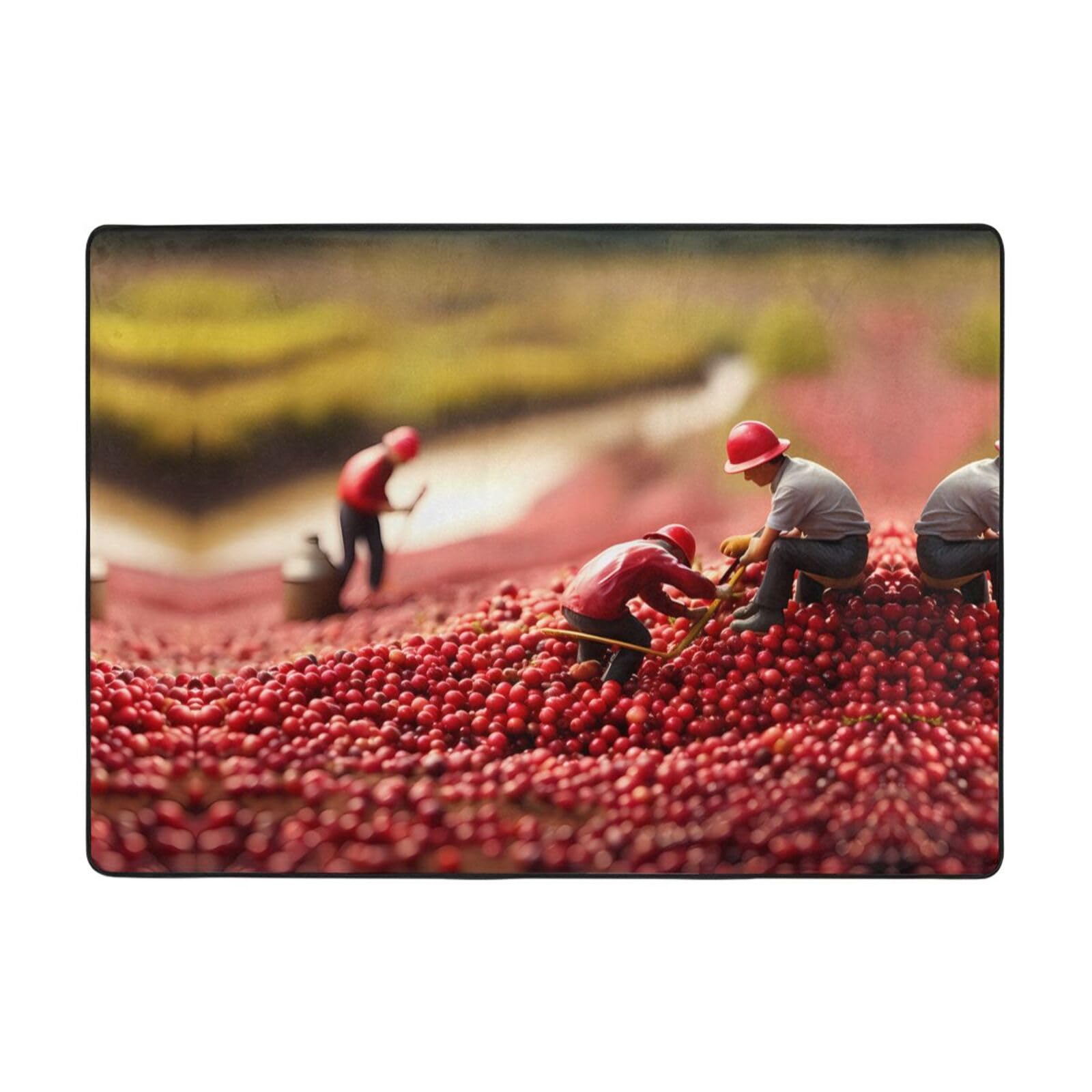 Tapis de sol isolant flanelle Cranberry 203x147 cm contre le sol froid