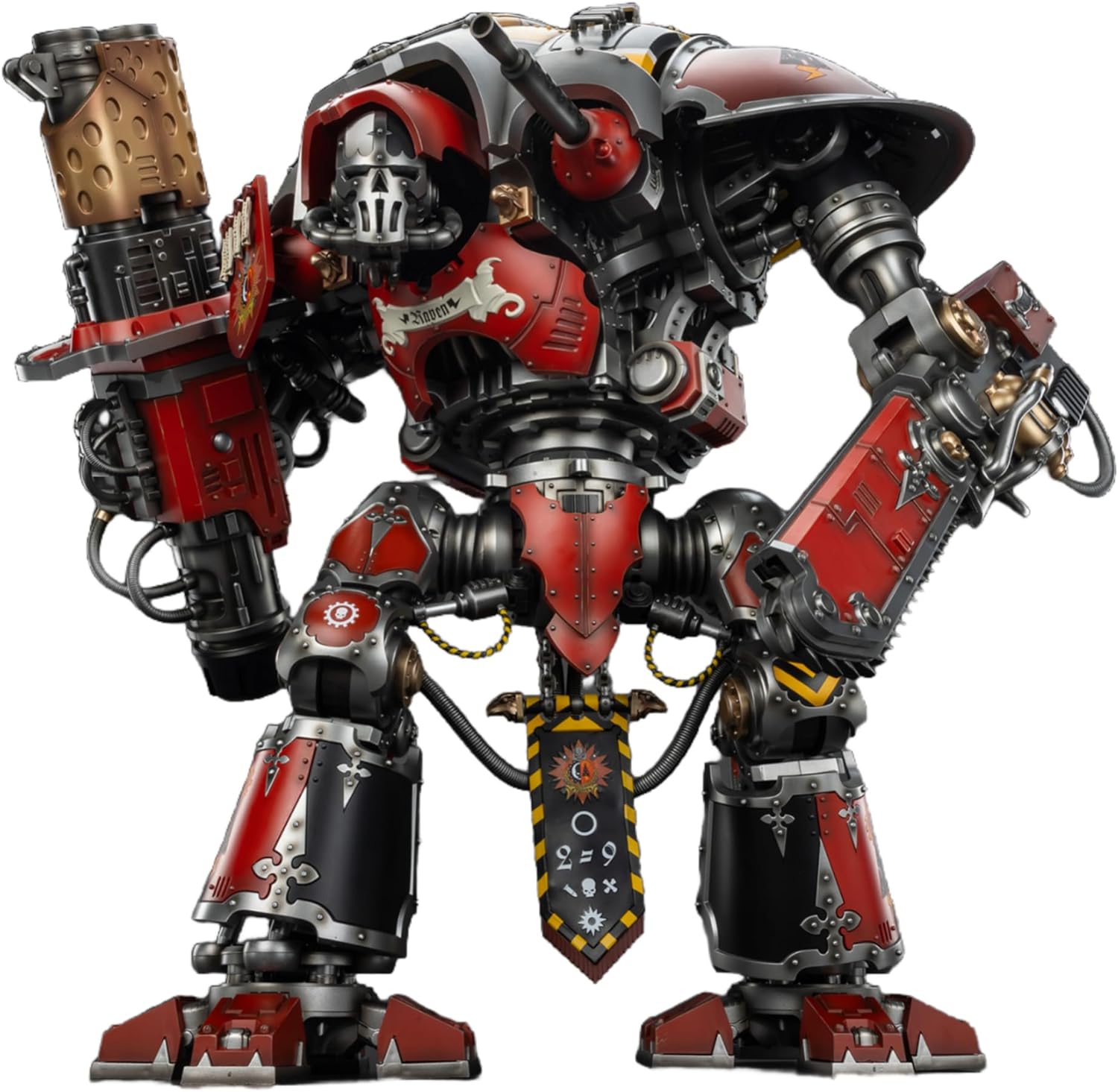 JOYTOY Warhammer 40k 1/18 Action Figure Imperial Knights House Raven Knight Errant Collectible Gifts,Toys for Kids 15+ and Adults 21-inch