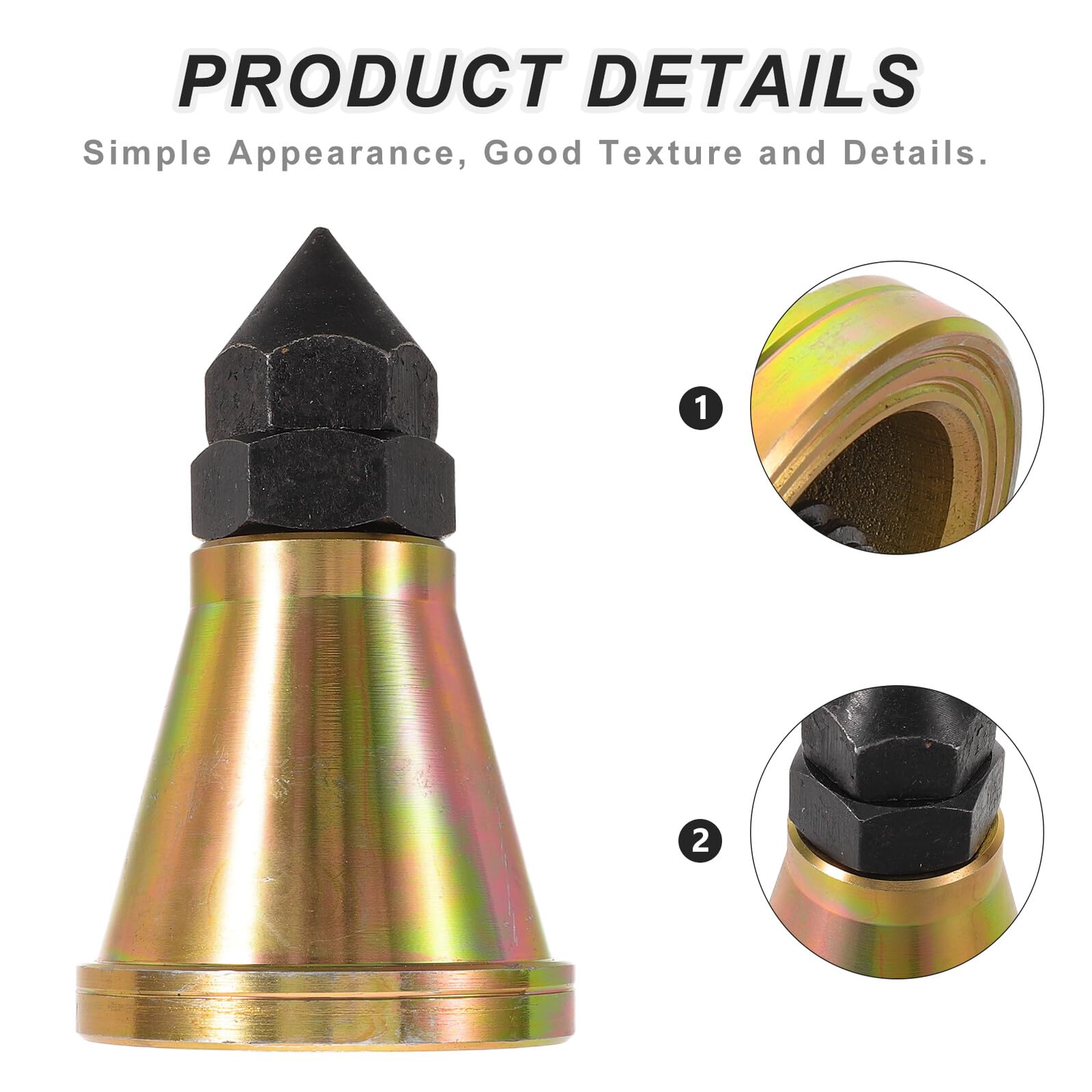 WOONEKY Heavy Duty Adjustable Screw Jack Post with Pointed Tip Precision Hardened Milling Machine Leveling Blocks for Rv Stabilizer Tools And Camper Jack Support