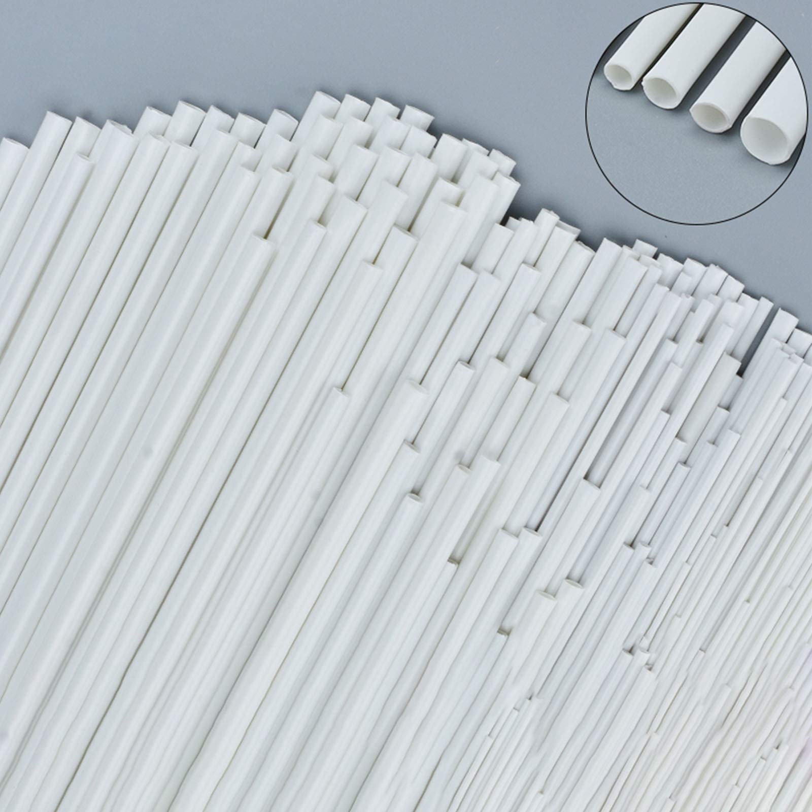 CABINE Abs -Plastikrohr Abs -Rohr Runde Kunststoffrohr Für Modelldekoration Und Modellherstellung, 10 Pcs/Diameter:8Mm Length:500Mm
