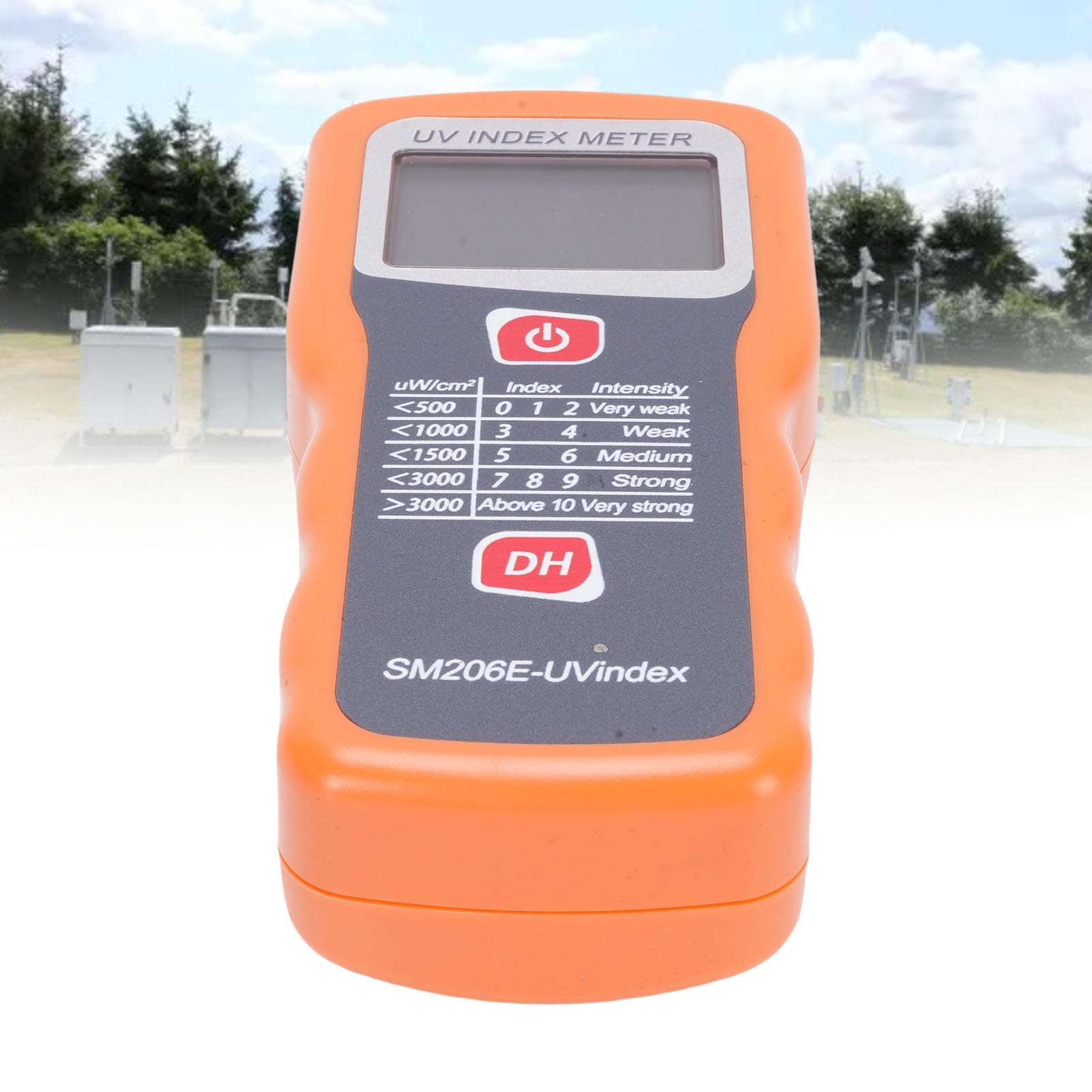 Generic Medidor de Resistencia a la Radiación Solar con Hold de Datos, Tester de Energía Solar para Física Meteorología de óptica con Probador de Medición de Energía de Luz Solar