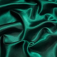 Vista 5 de AiMay Juego de funda de edredón de satén de 3 piezas, juego de ropa de cama de lujo de 1800 hilos, sedoso, súper suave, color sólido, reversible