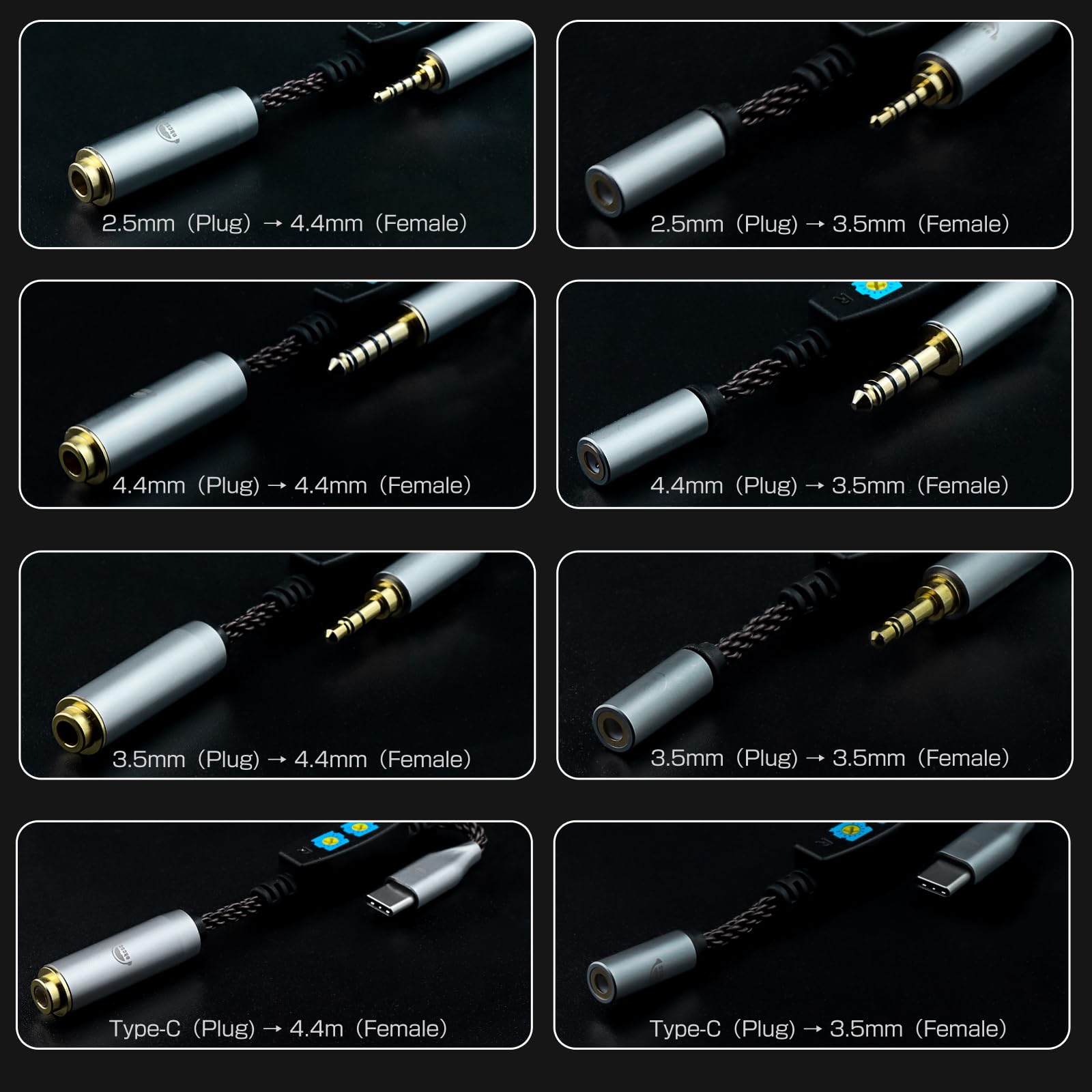 okcsc Cavo di conversione da maschio 3,5 mm a femmina 3,5 mm, convertitore jack per auricolari OFC, regolazione a bassa frequenza, resistenza regolabile, adatto per auricolari, cuffie, amplificatori,