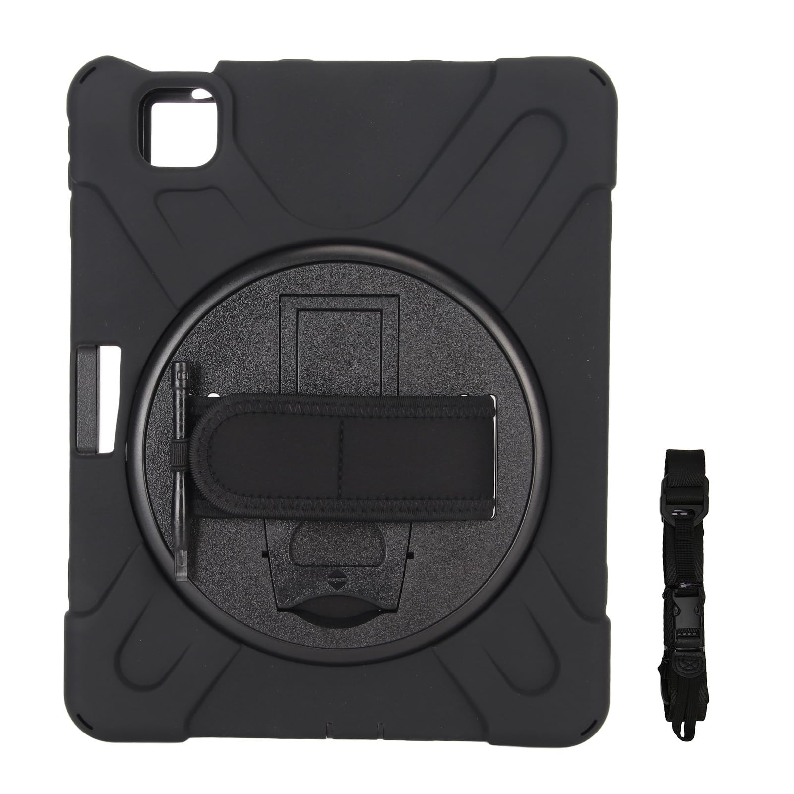 Yunseity Caso Protector de Tableta, Posición Sensible del Orificio para Elegantes Accesorios de Tableta de Cubierta Universal de (Black)