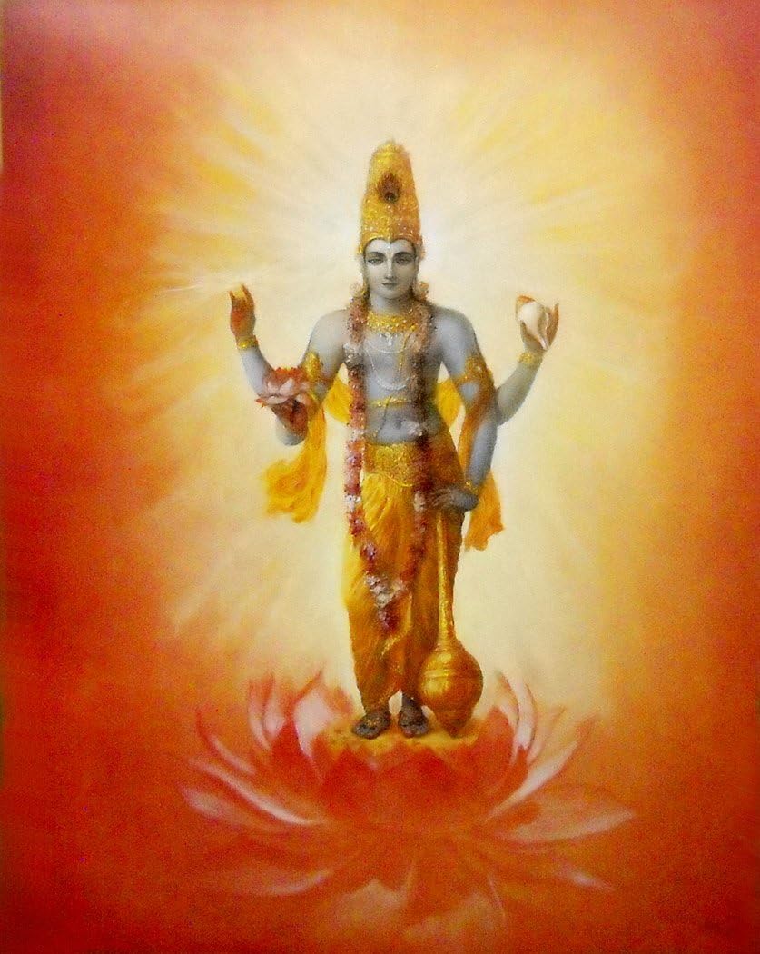 crafts of india best of indian crafts store Super Soul/Lord Krishna Hindu God poster - Reprint on Paper (unframed : size 19" x 27" inches)