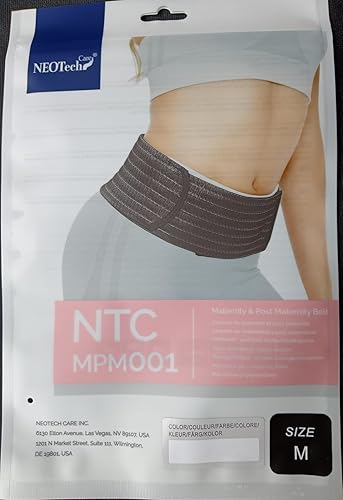 Miniatura 5 de NeoTech Care Soporte para embarazo de maternidad 3 en 1, envoltura de vientre posparto y cinturón de pelvis, soporte  banda - Faja transpirable -