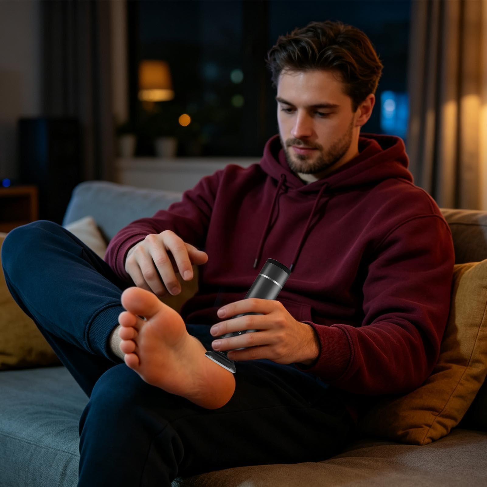 Râpe Électrique Pour Callosités Des Pieds Rechargeable Étanche Portable